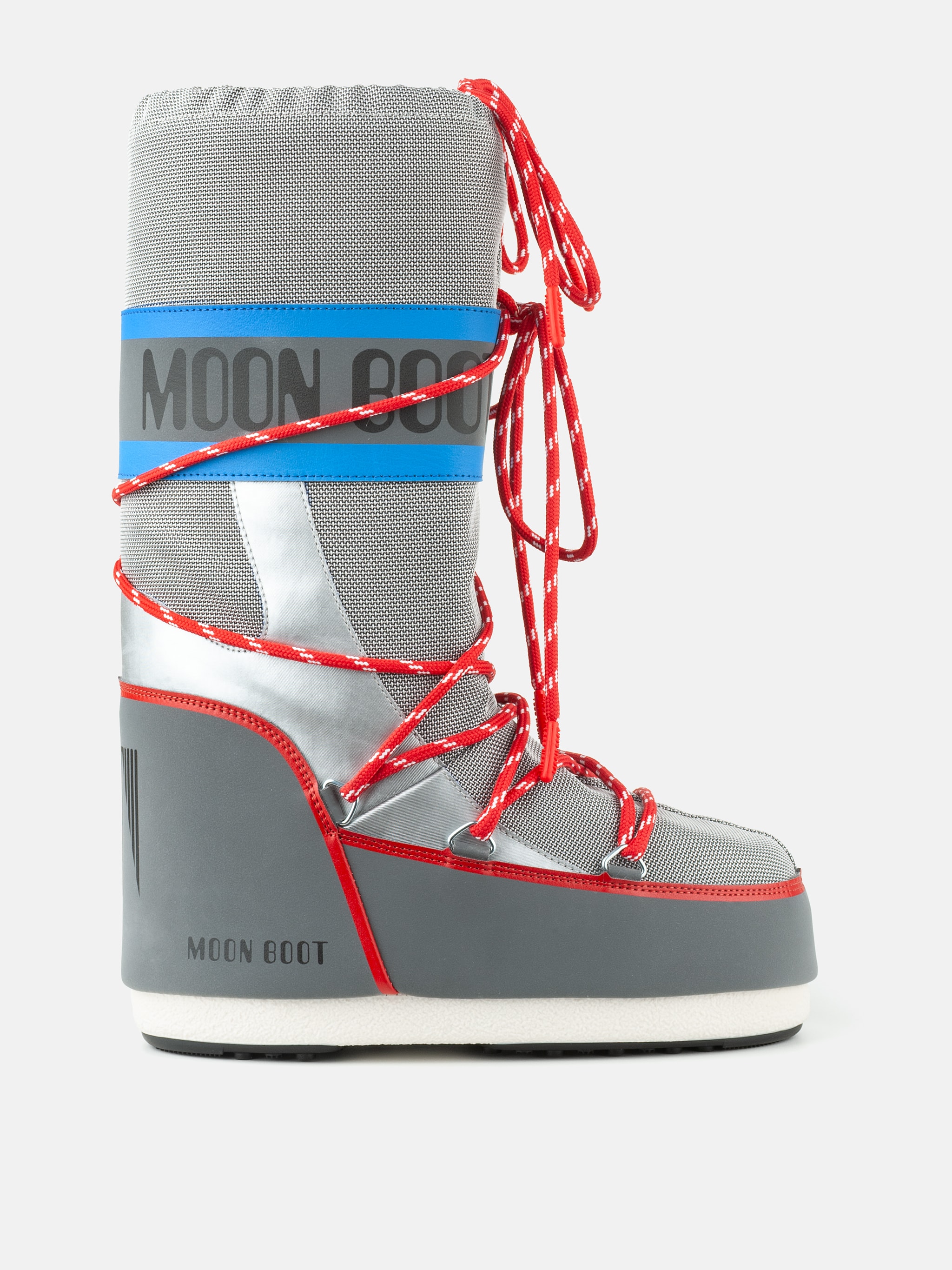 ICON SPACE RACING SILVER BOOTS image number 0