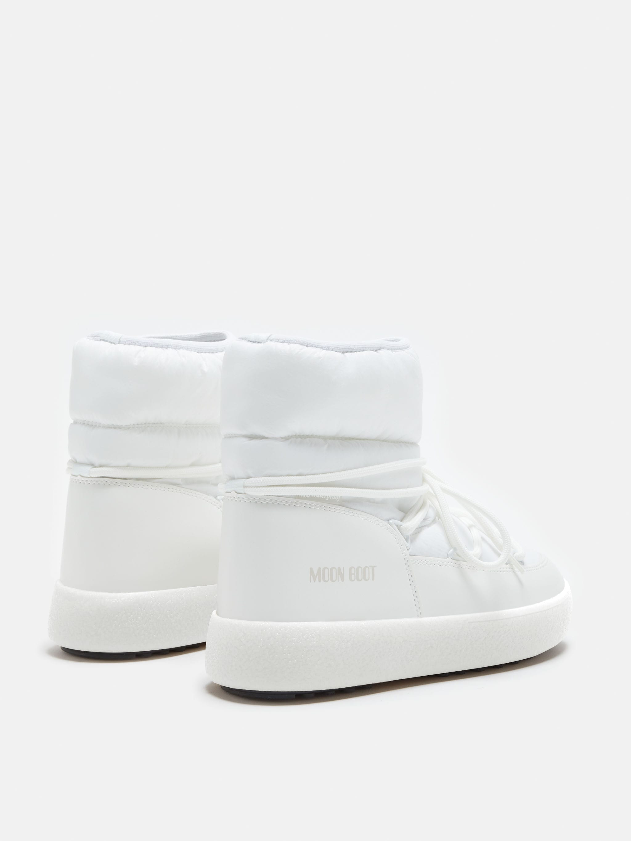 ち*様 スノーブーツ moon bootLトラック ロー ナイロン ホワイト - LTRACK LOW WHITE NYLON BOOTS | Moon Boot®