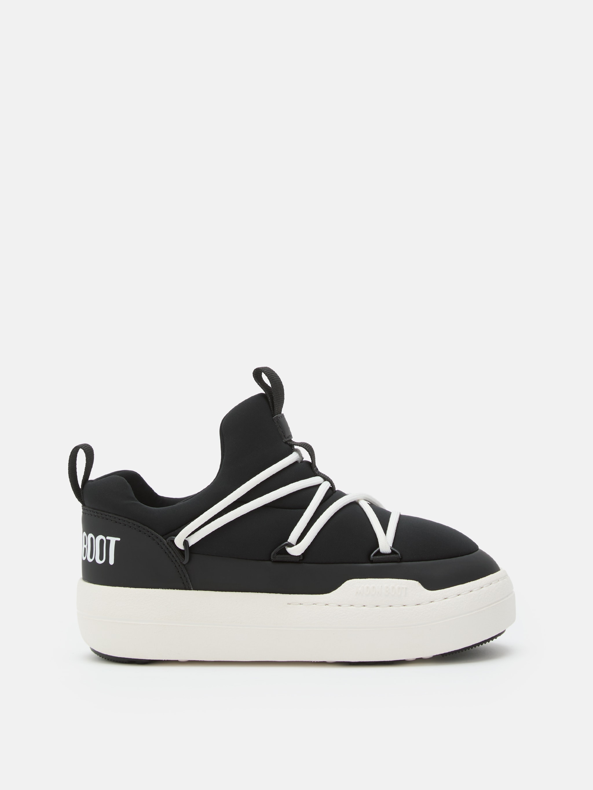 JUNIOR PARK BLACK LOW LACE SNEAKERS image number 0
