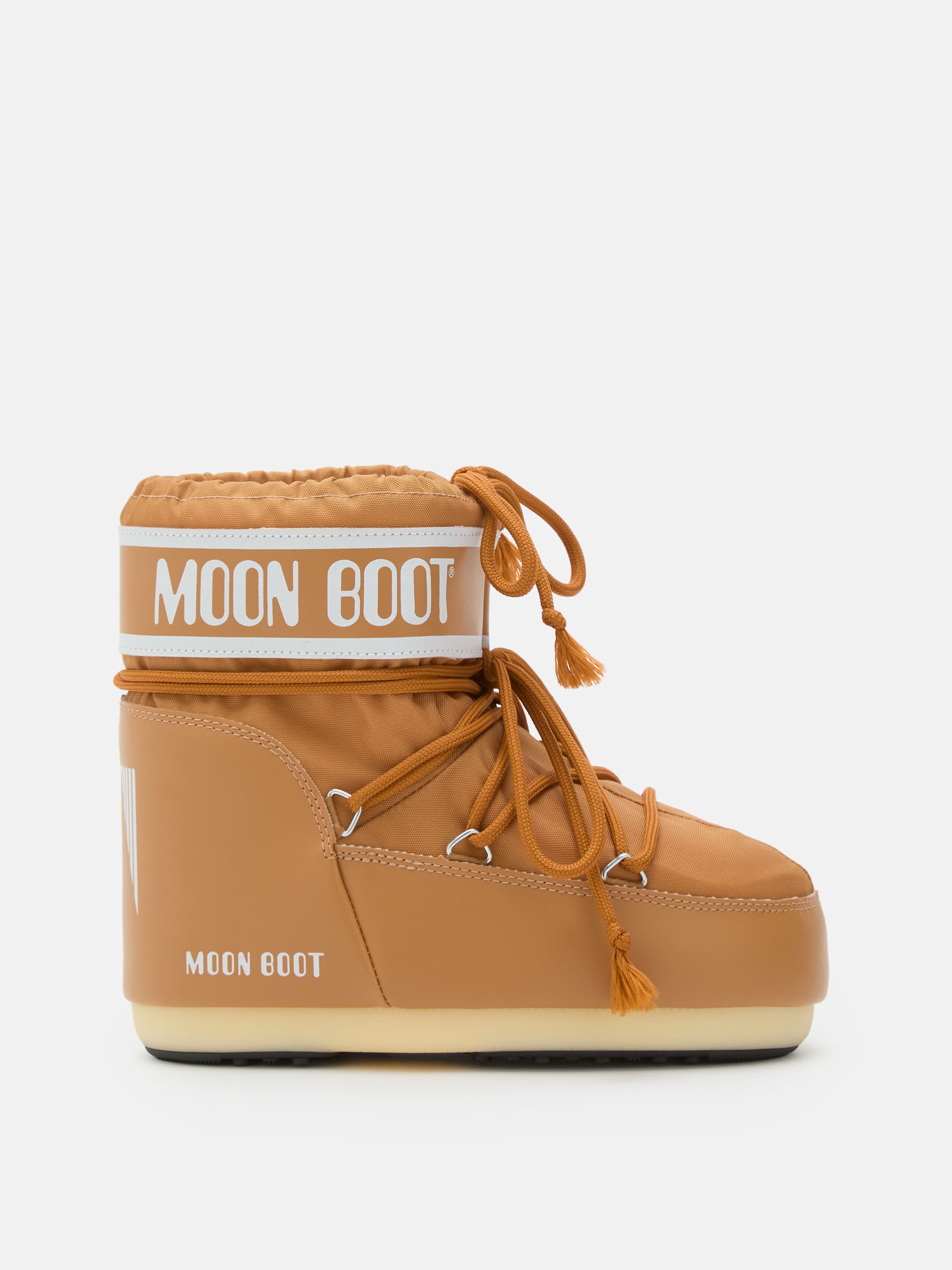 ICON LOW BROWN NYLON BOOTS image number 0