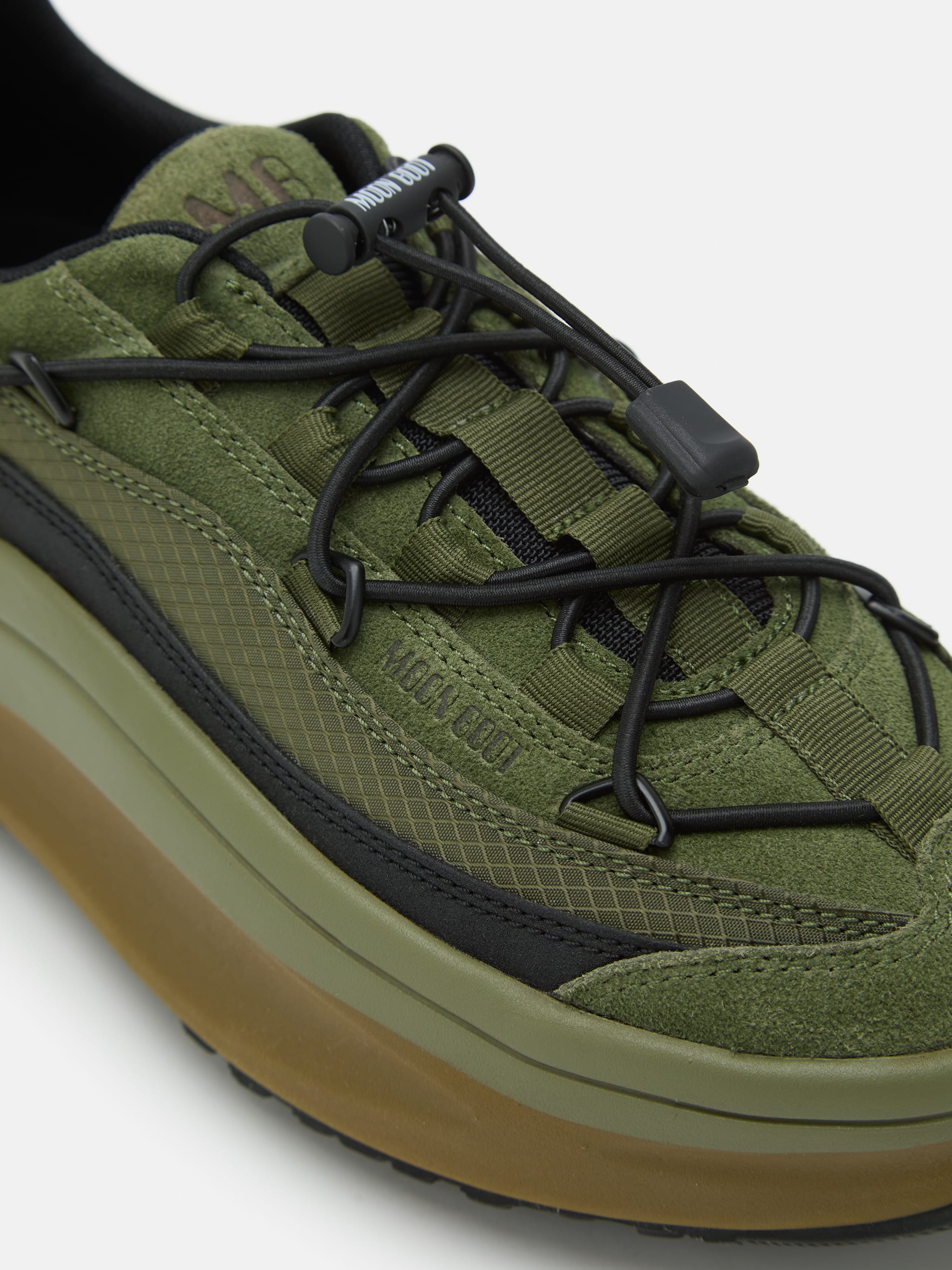 MOON247 XLACE GREEN SNEAKERS image number 2