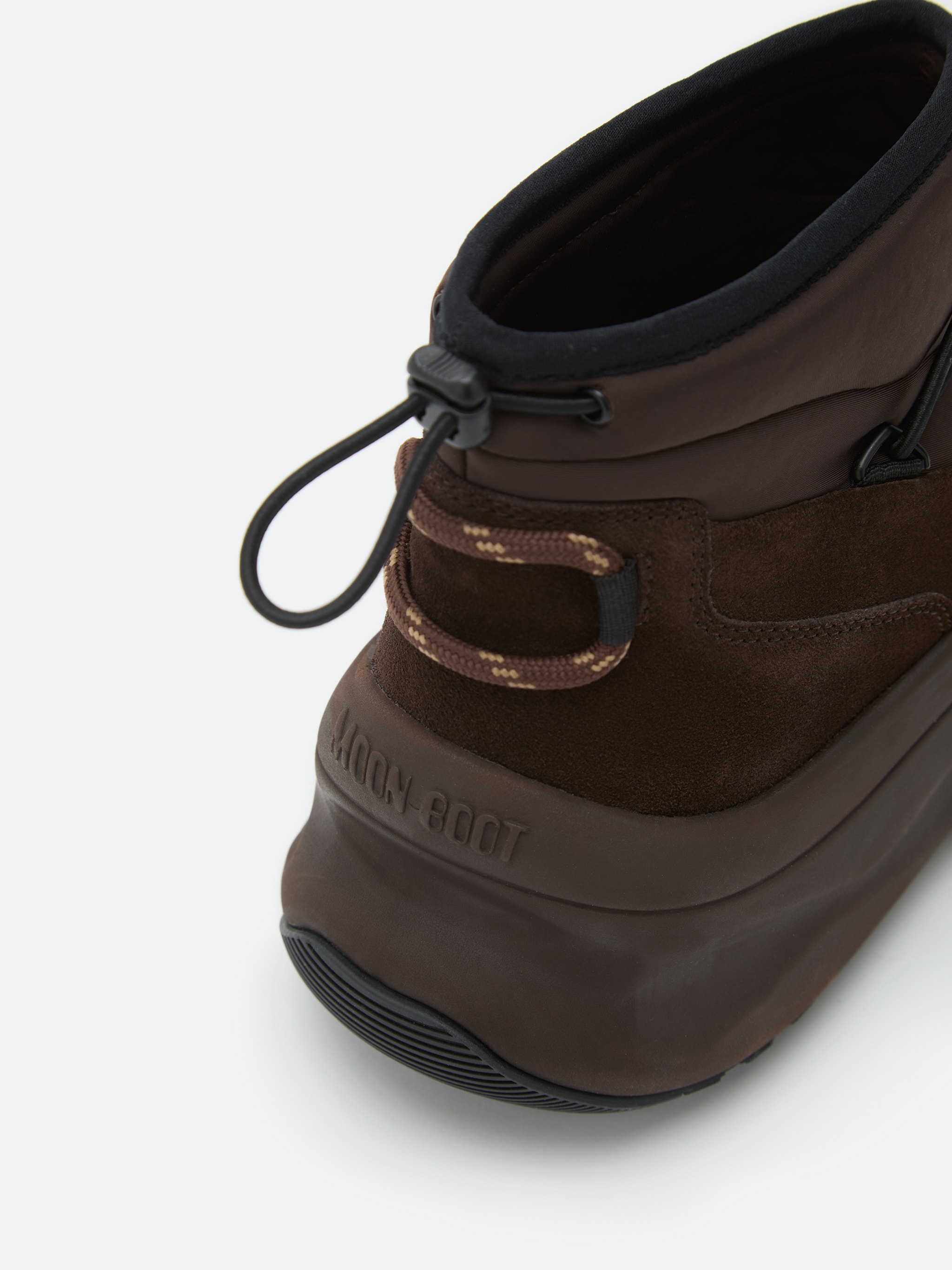 MOON247 DARK BROWN SLIP-ON SNEAKERS image number 2