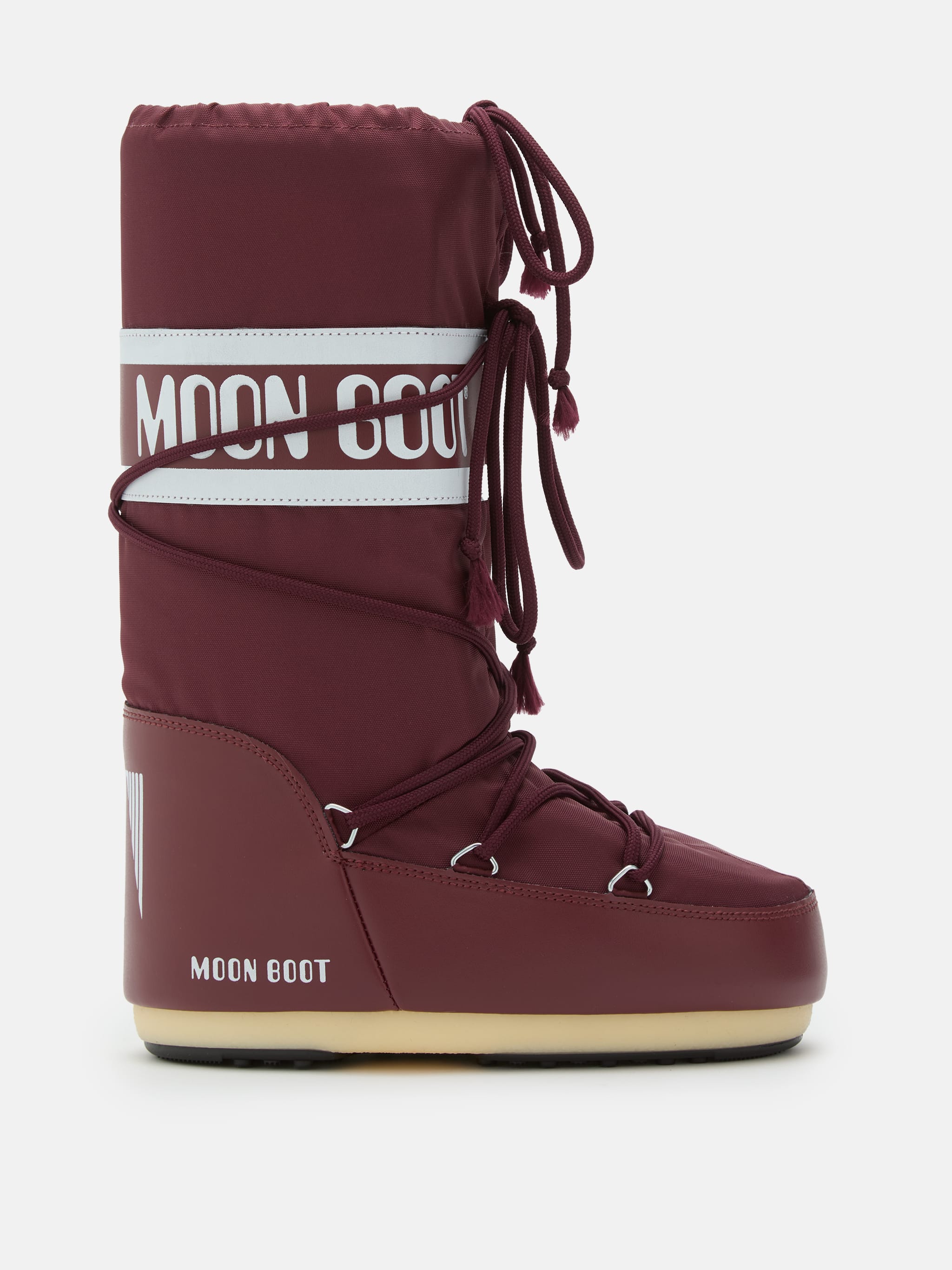 ICON BURGUNDY NYLON BOOTS image number 0