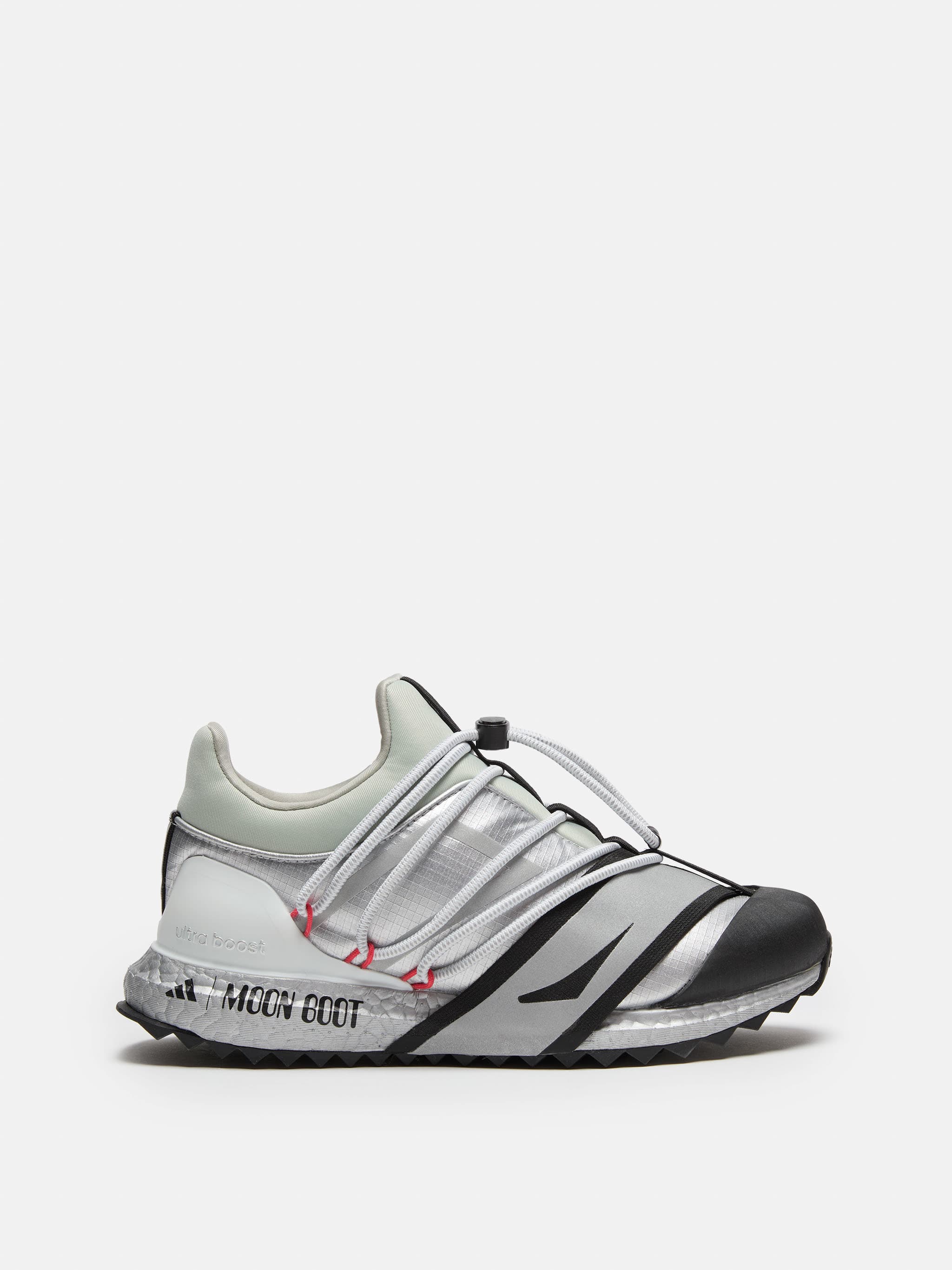 ADIDAS X MOON BOOT MATTE SILVER ULTRABOOST 1.0 LOW-TOP SNEAKERS image number 0