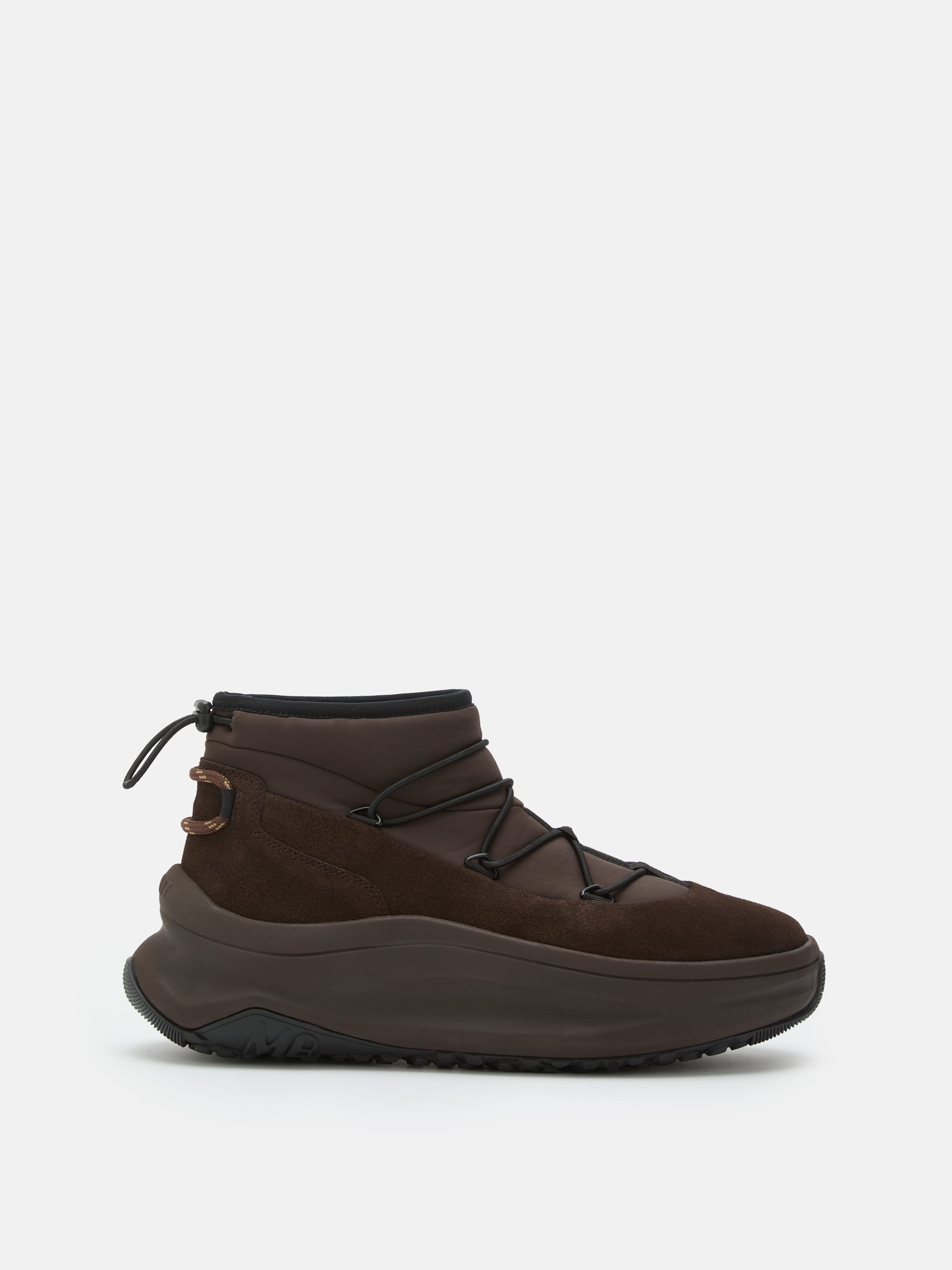 MOON247 DARK BROWN SLIP-ON SNEAKERS image number 0