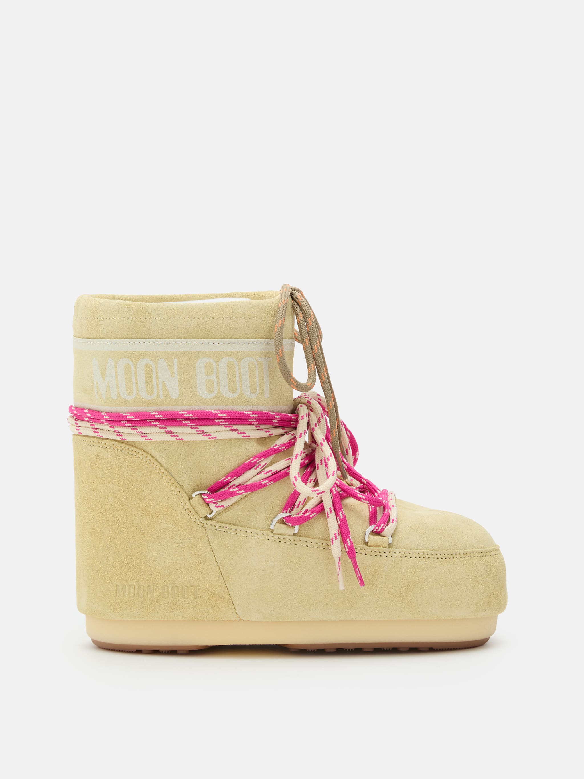 ICON LOW YELLOW SUEDE BOOTS image number 0