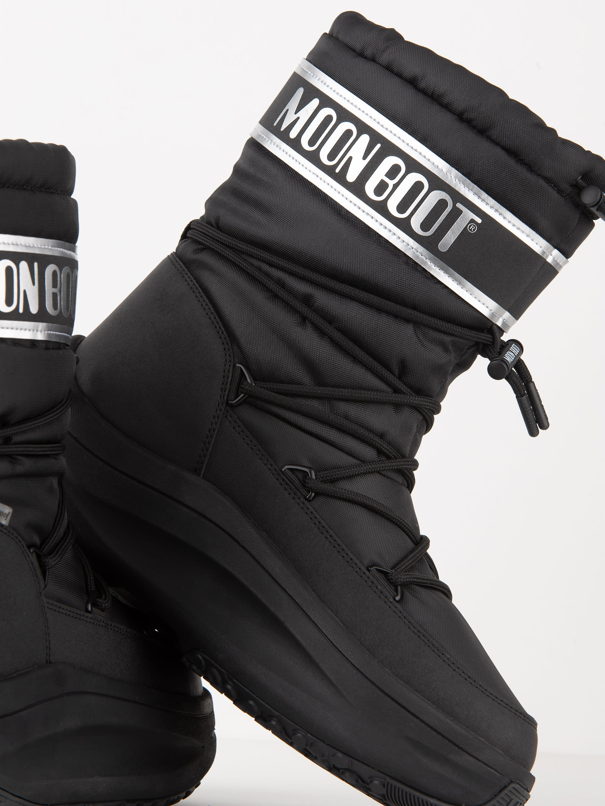 MOON247 BLACK & SILVER POLAR BOOTS image number 2