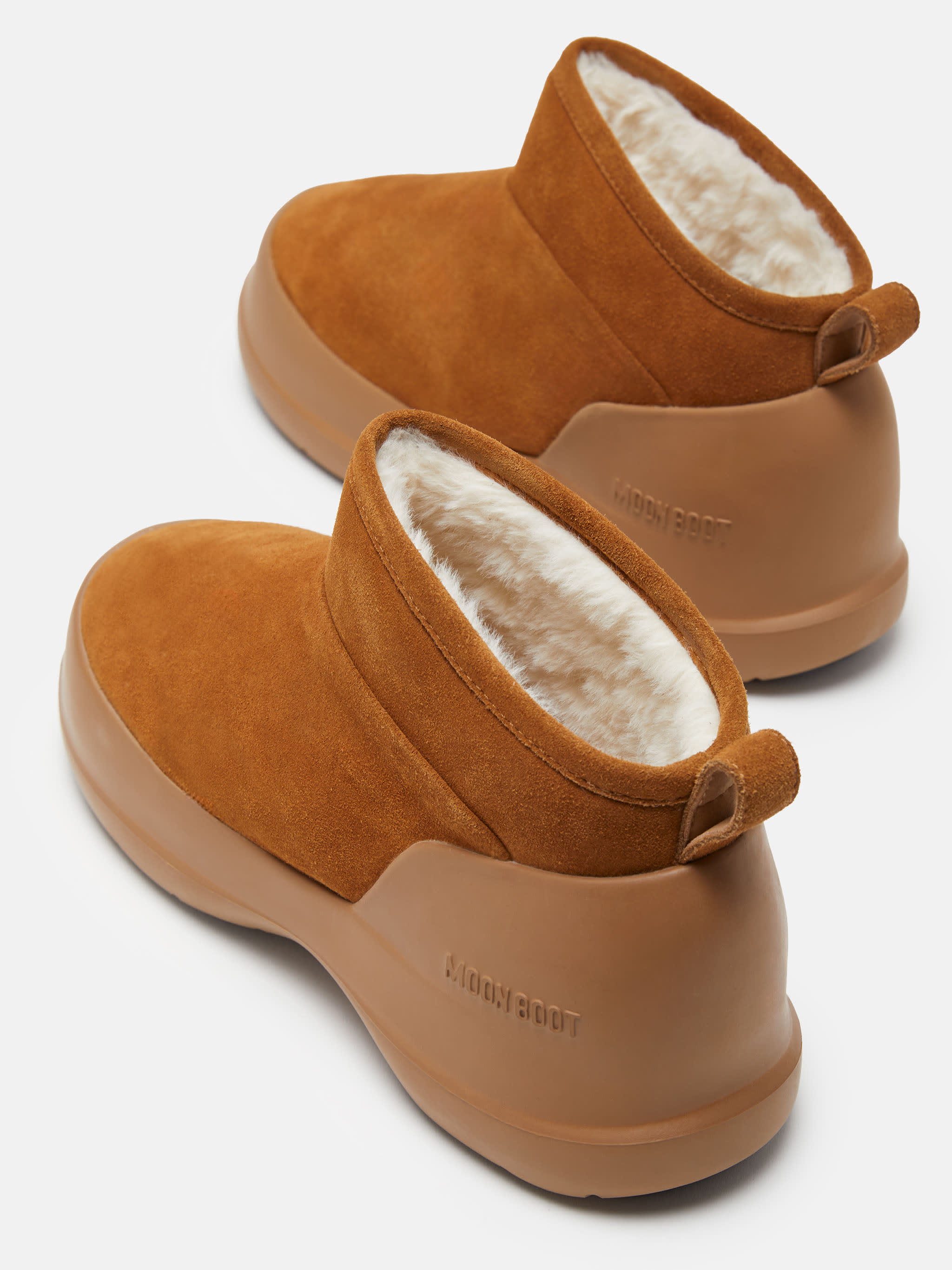 MEZZALUNA BROWN SUEDE LOW BOOTS image number 2