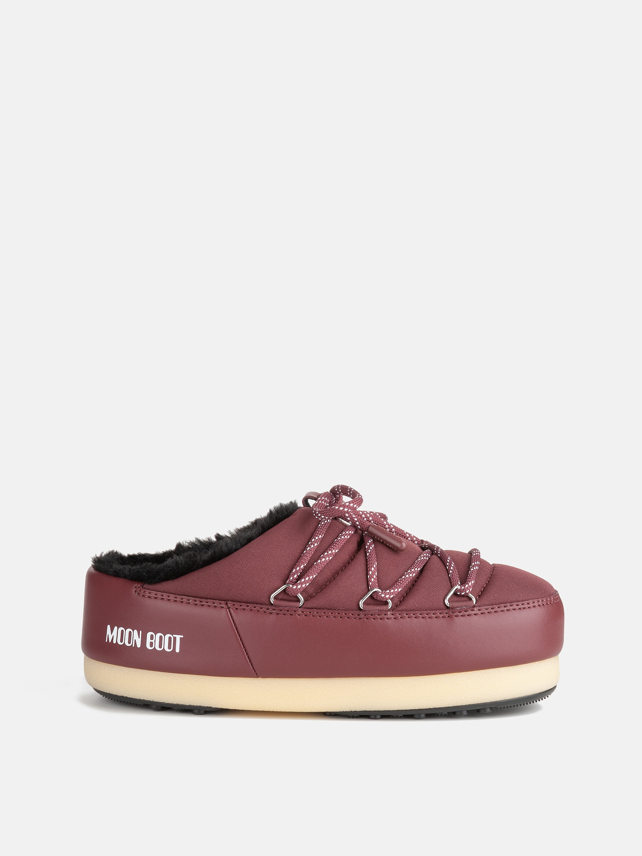 EVX BURGUNDY NYLON MULES image number 0
