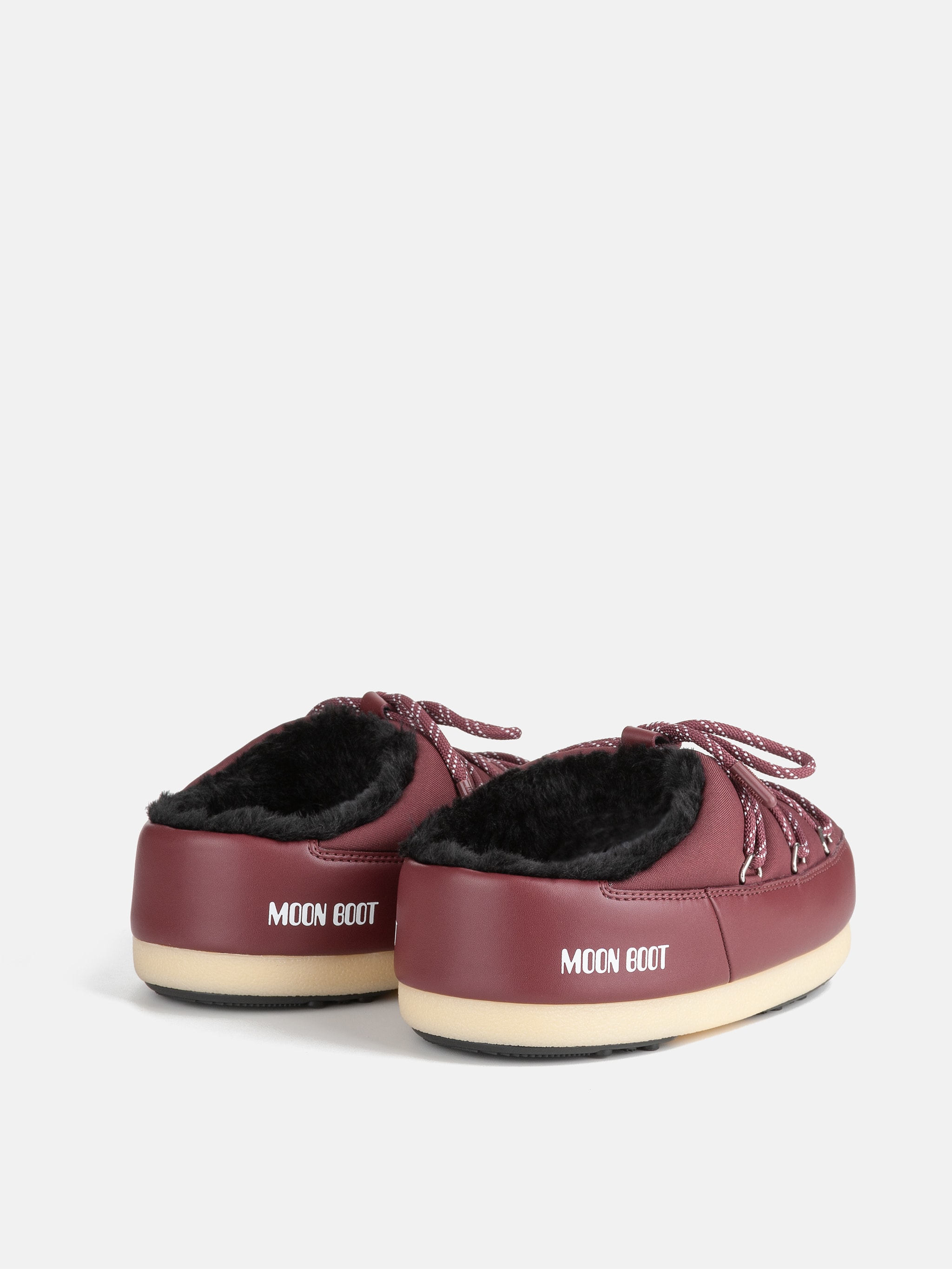 EVX BURGUNDY NYLON MULES