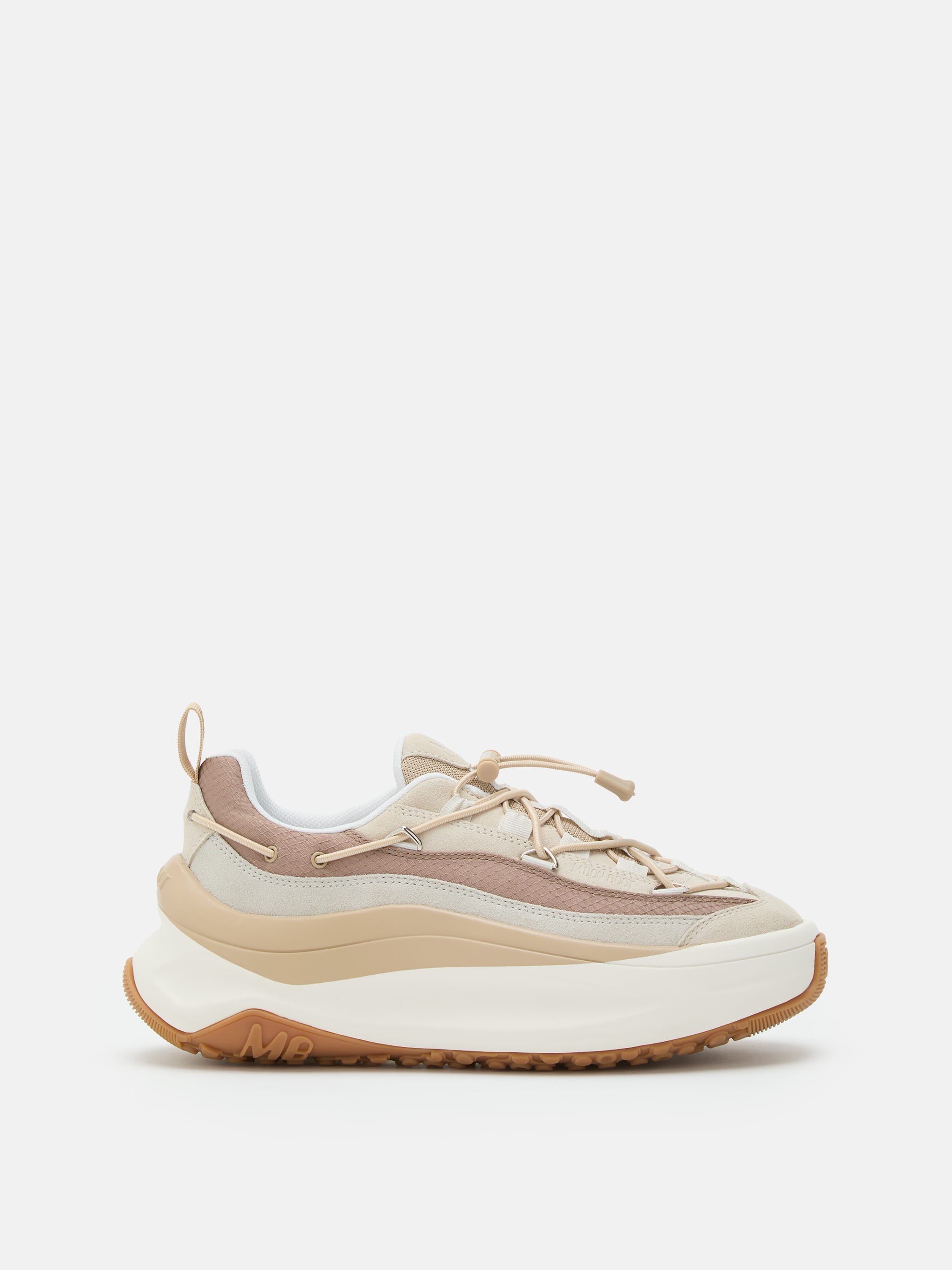 MOON247 XLACE OFF WHITE & TAUPE SNEAKERS image number 0