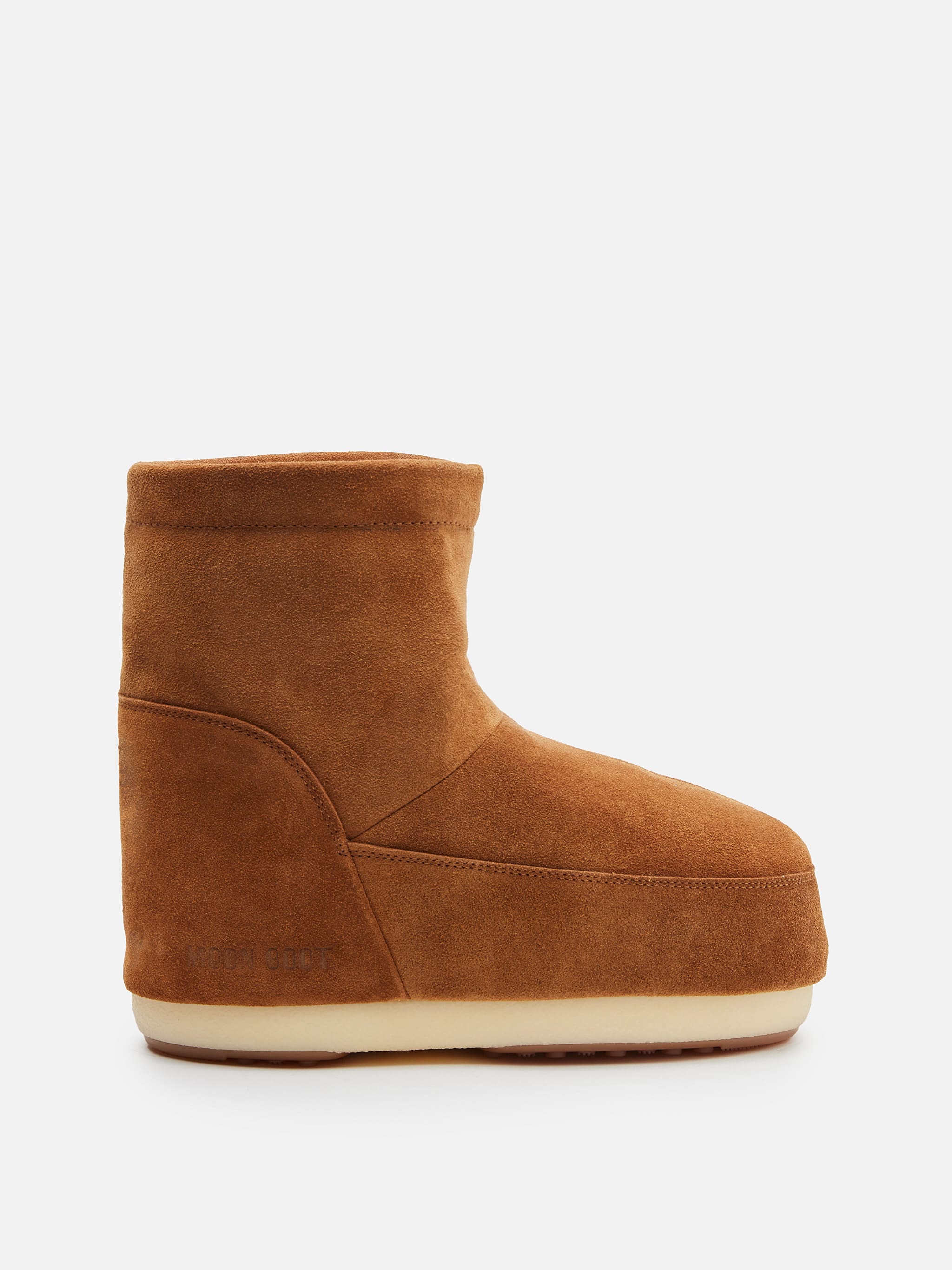 Moon Boot Icon No Lace Suede Boots (New, Fits Size 9-10.5) NO LACE TAN SUEDE BOOTS | Moon Boot® main image 2