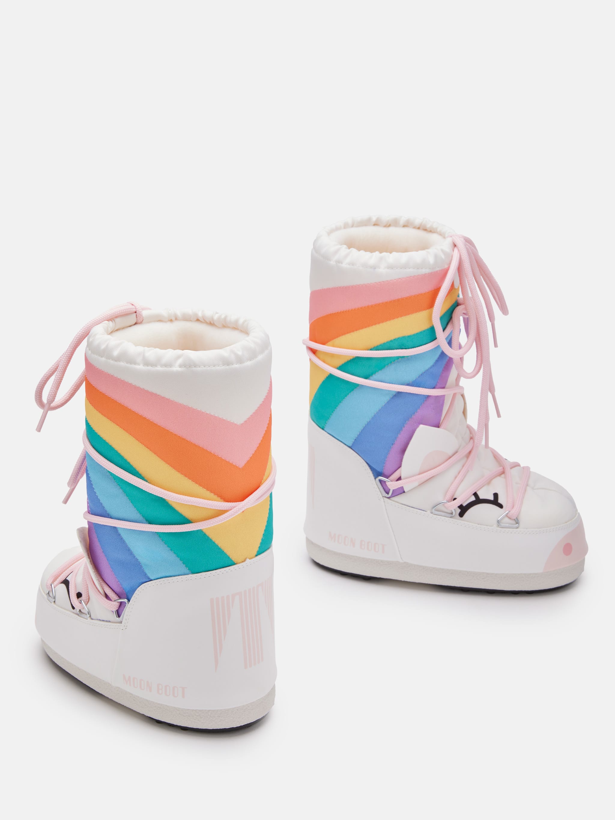 ICON JUNIOR UNICORN WHITE BOOTS | Moon Boot®
