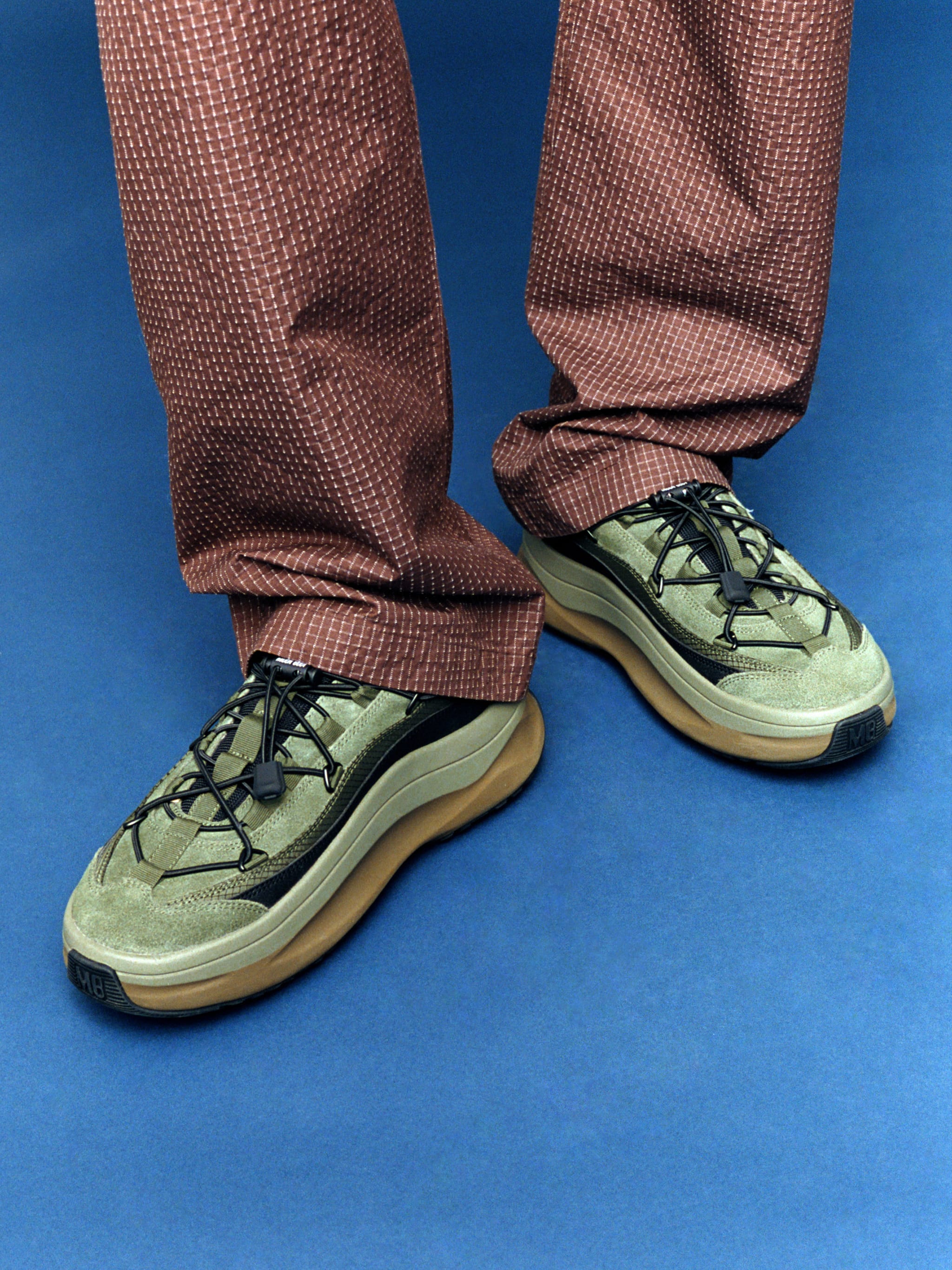 MOON247 XLACE GREEN SNEAKERS image number 6