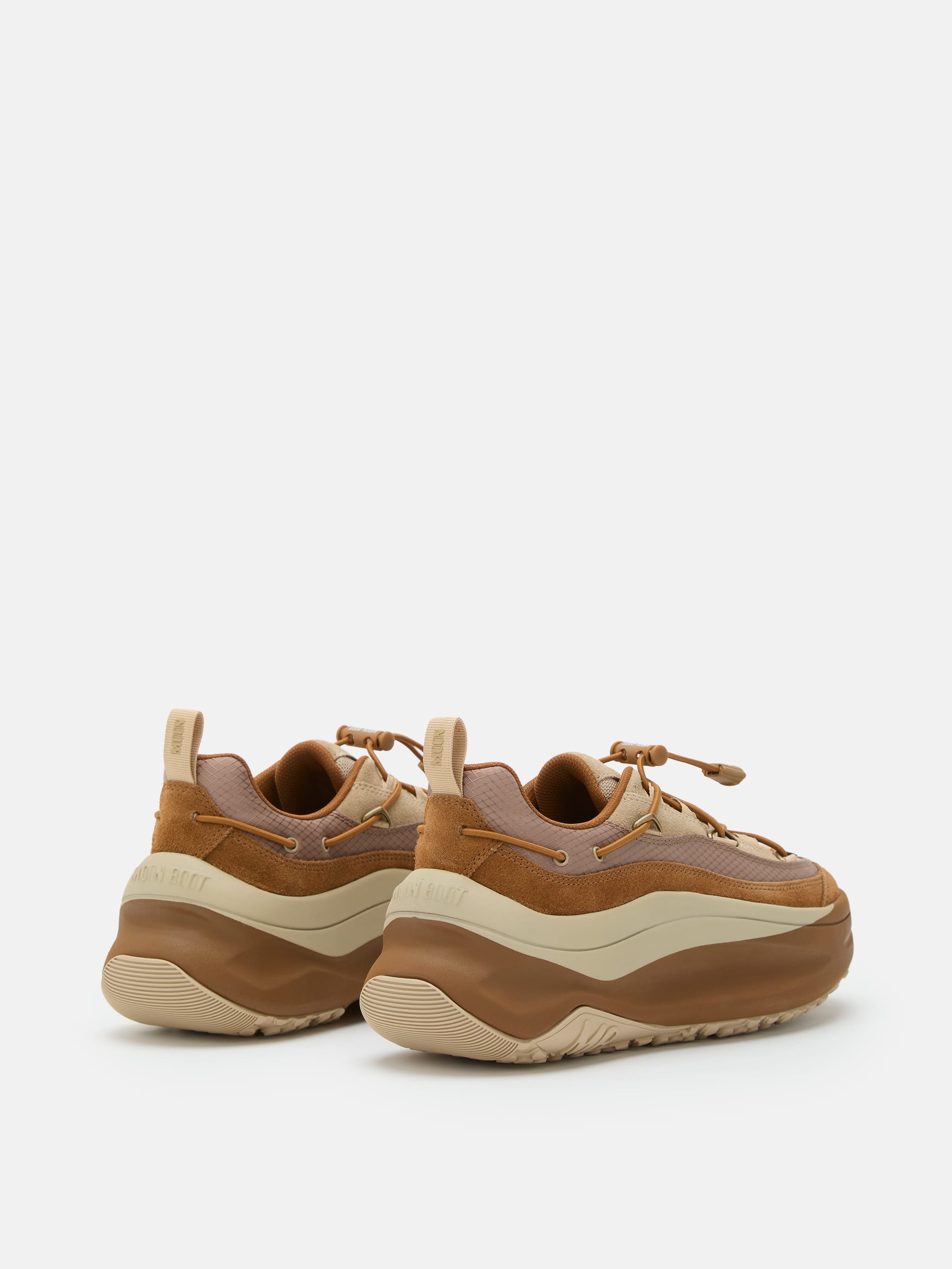 MOON247 XLACE BROWN SNEAKERS image number 1