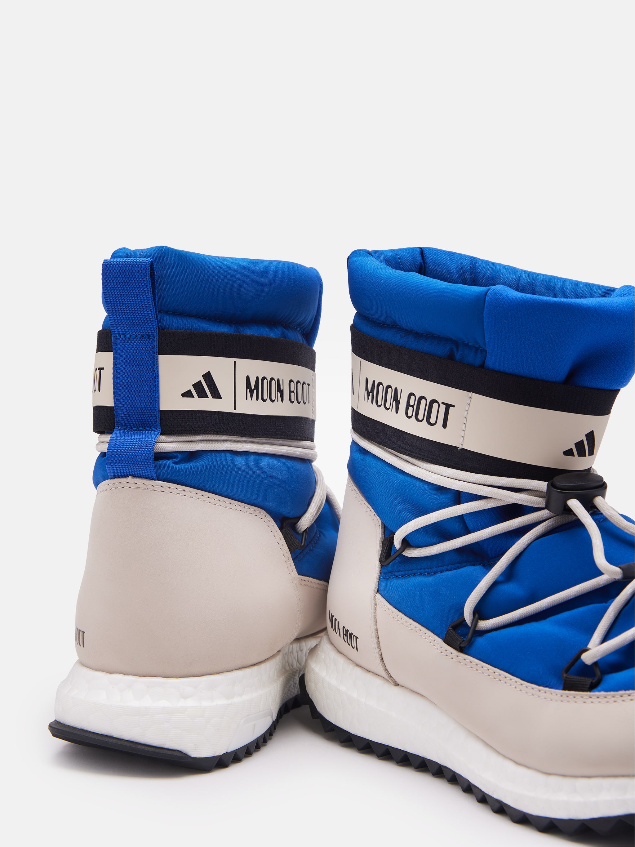 BLUE☆MOON adidas x Moon Boot Moonboost High Blue Sneakers | Moon Boot®