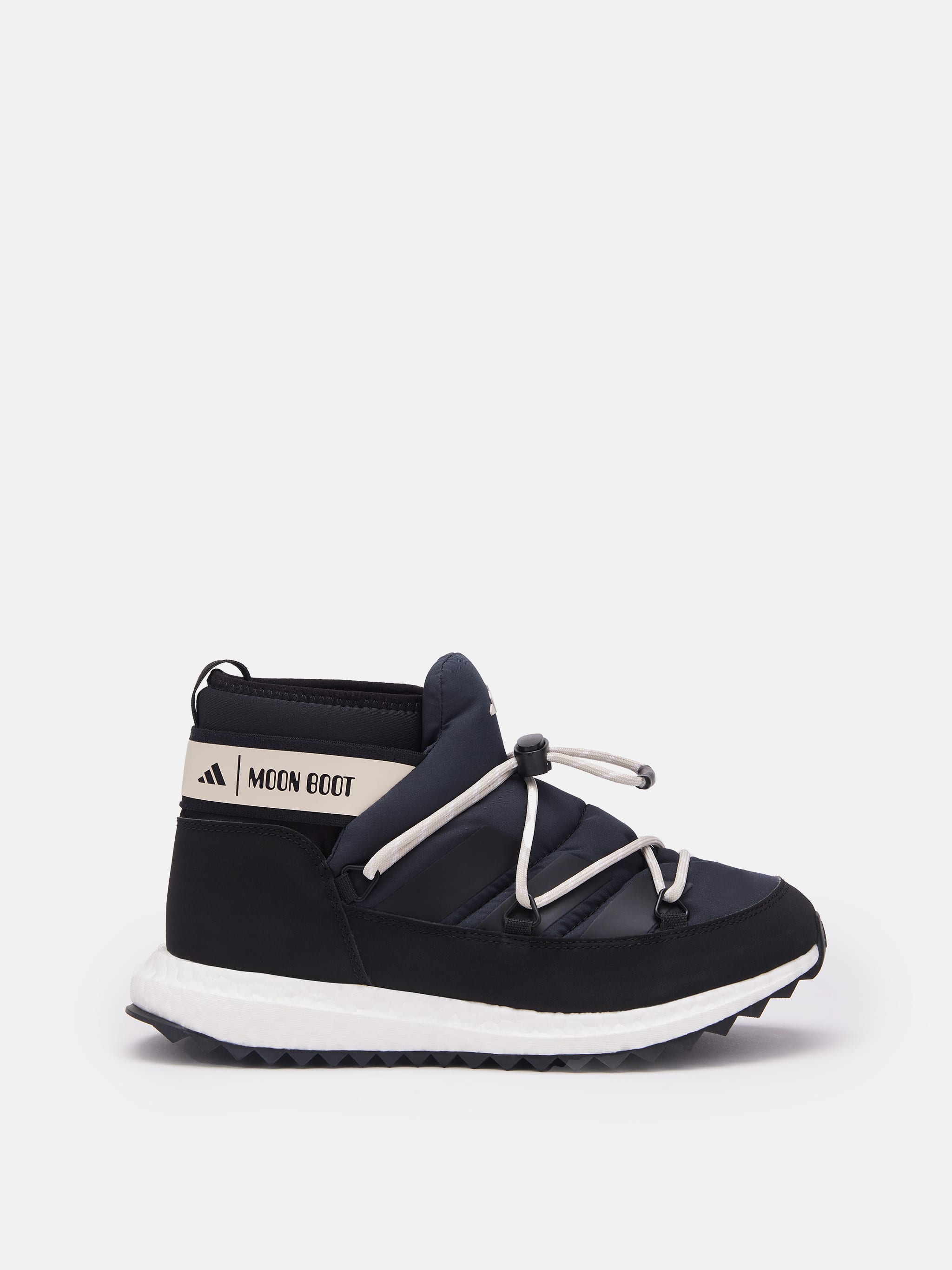 ★MOON★ adidas x Moon Boot Moonboost Low Black Sneakers | Moon Boot®