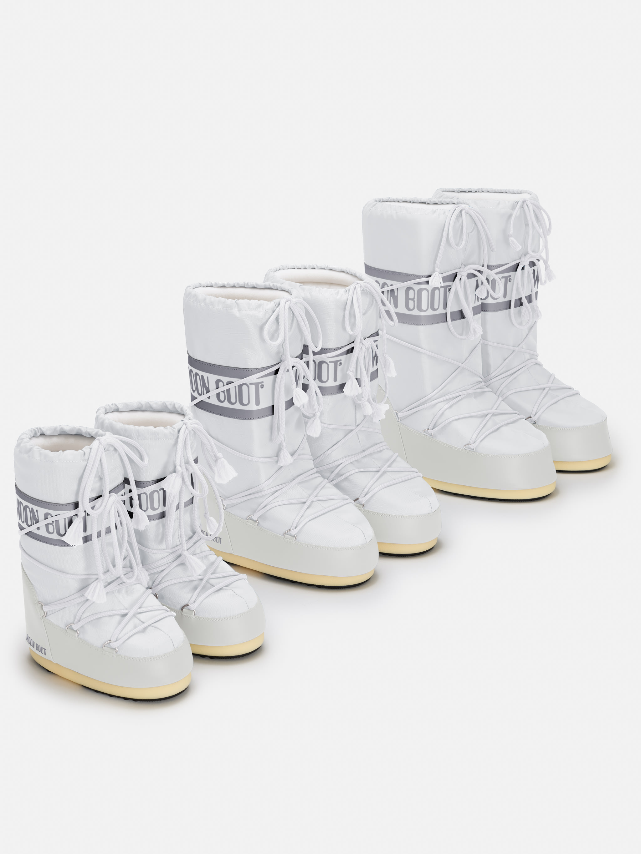 ICON WHITE NYLON BOOTS | Moon Boot®