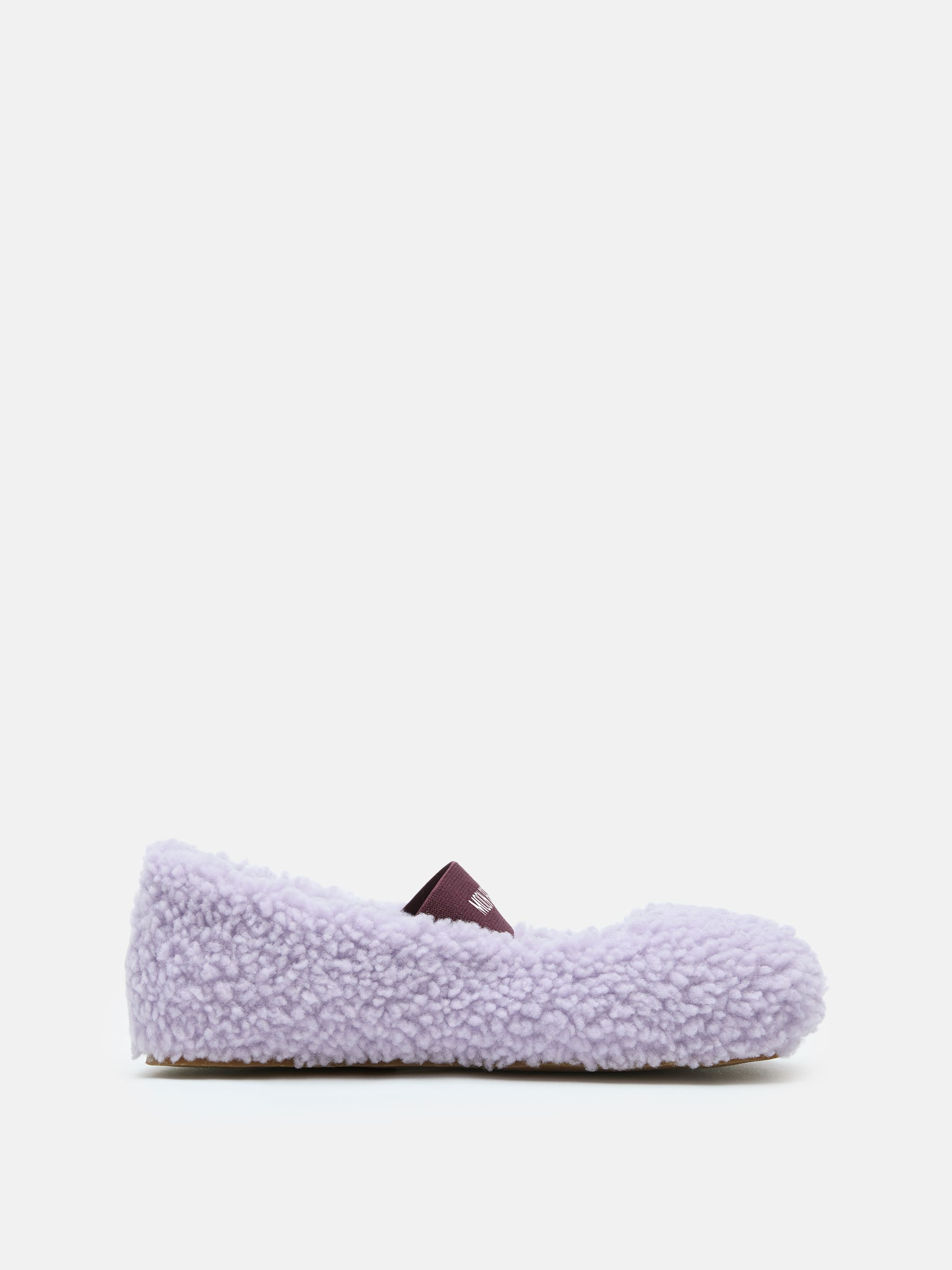SHEARLING LILAC BALLERINAS image number 0