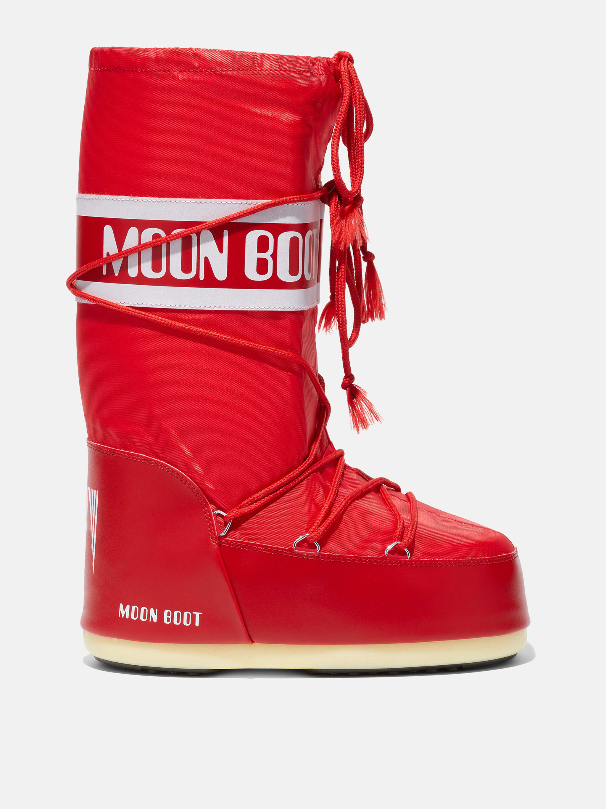 ICON RED NYLON BOOTS