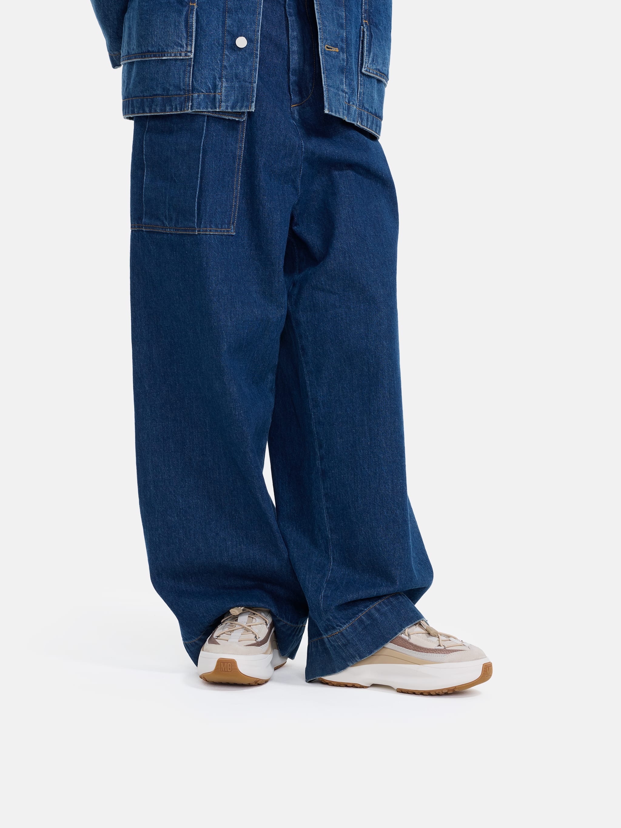 MOON247 XLACE OFF WHITE & TAUPE SNEAKERS image number 5