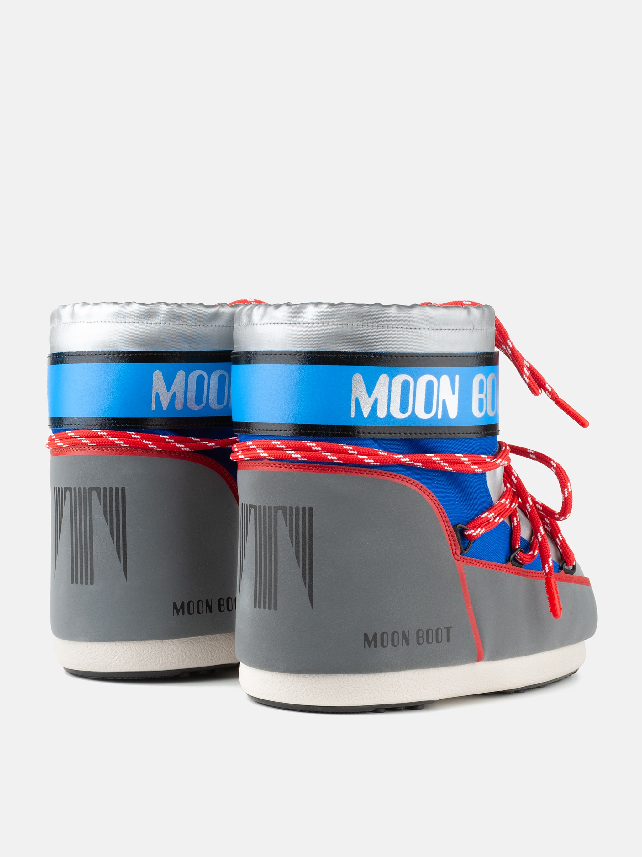 ICON LOW SPACE RACING SILVER BOOTS image number 1