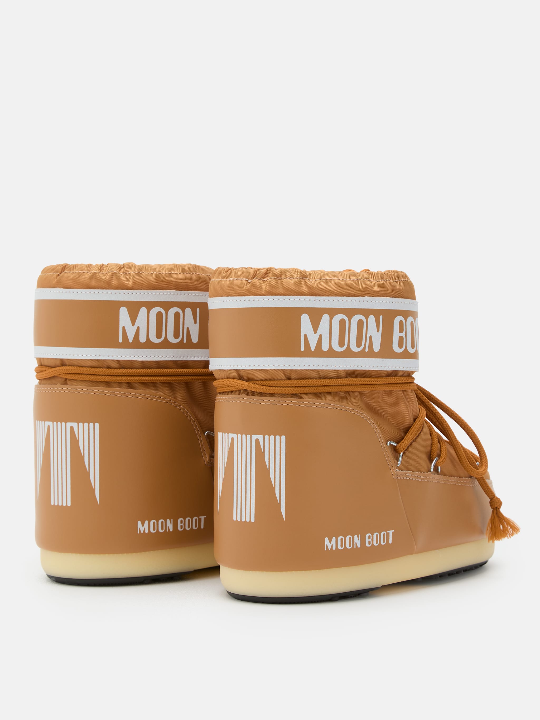 ICON LOW BROWN NYLON BOOTS