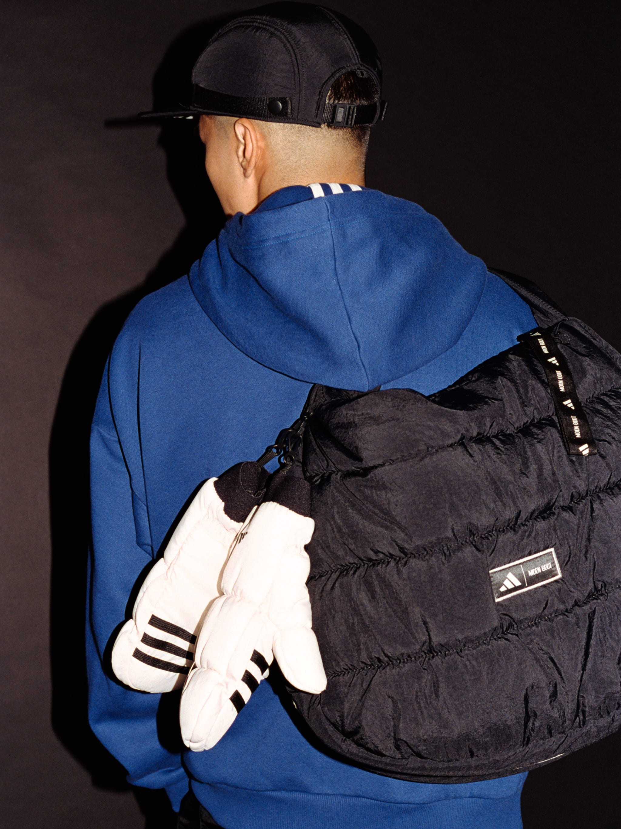 adidas x Moon Boot Padded Black Shopper Bag image number 0