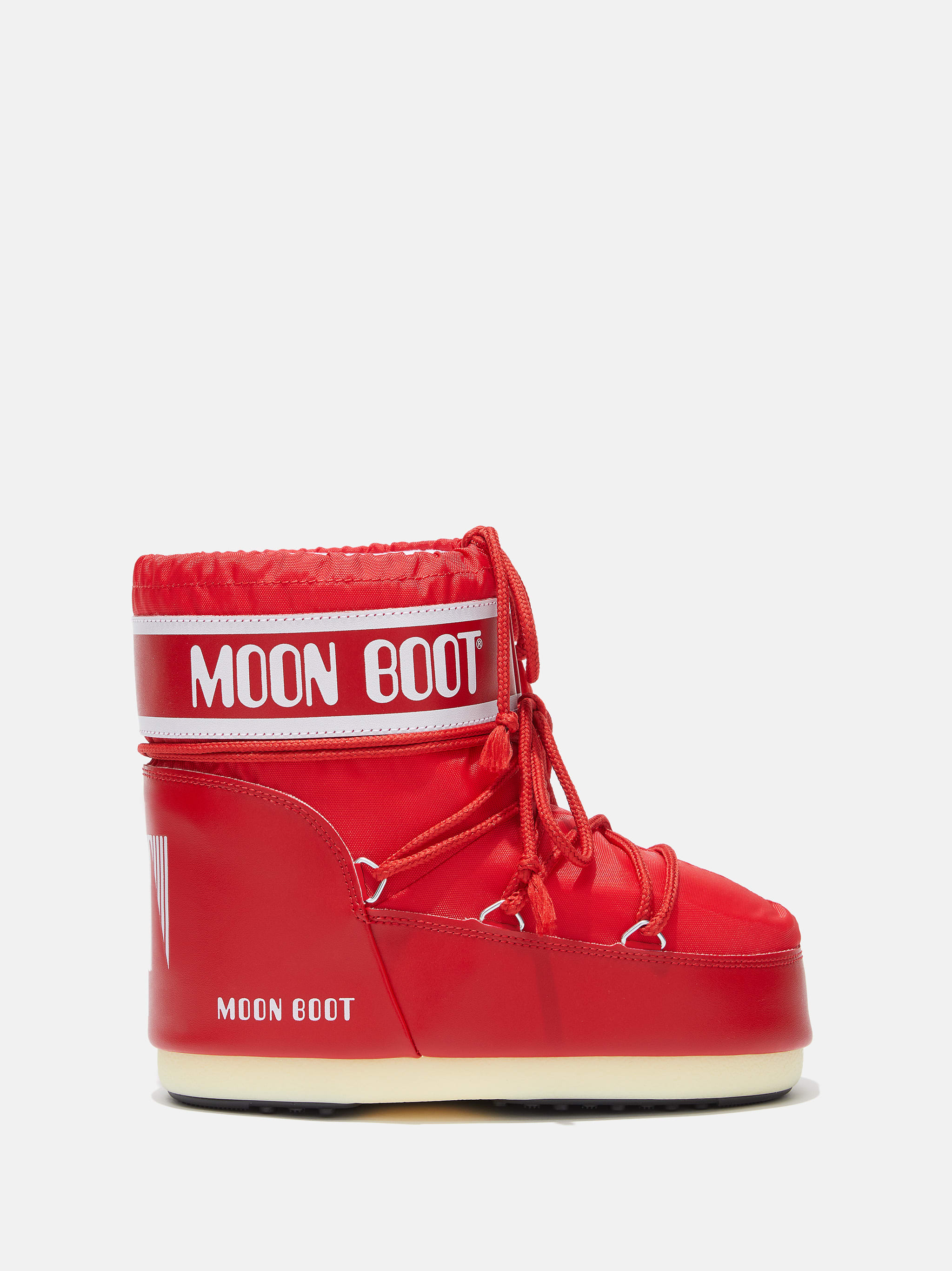 ICON LOW RED NYLON BOOTS | Moon Boot®