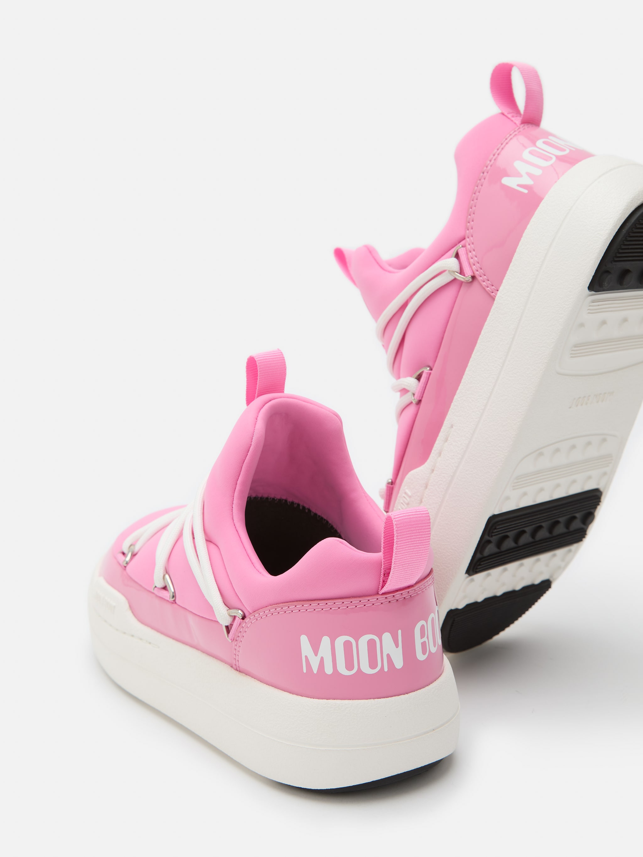 JUNIOR PARK PINK LOW LACE SNEAKERS image number 3