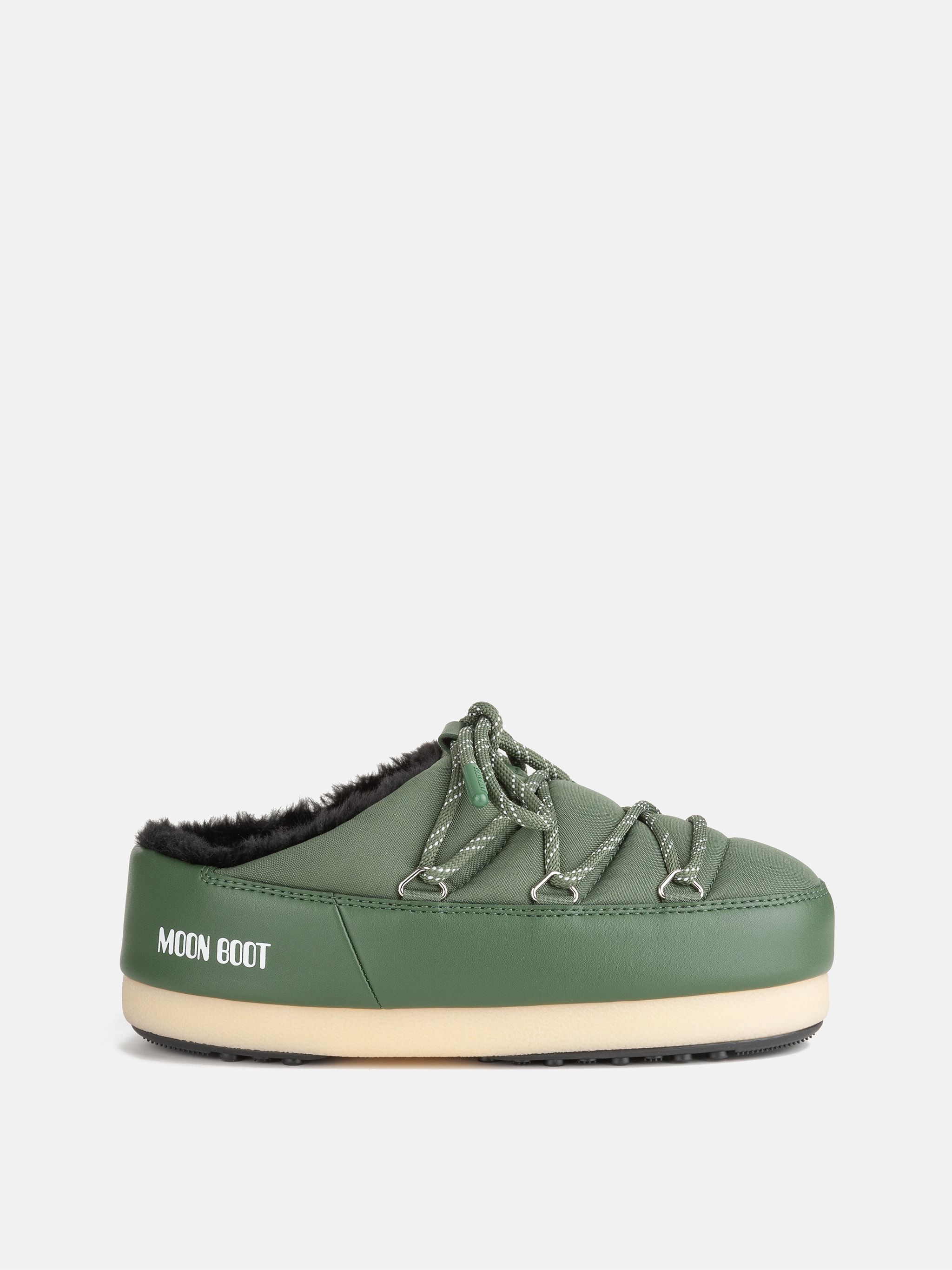 EVX GREEN NYLON MULES