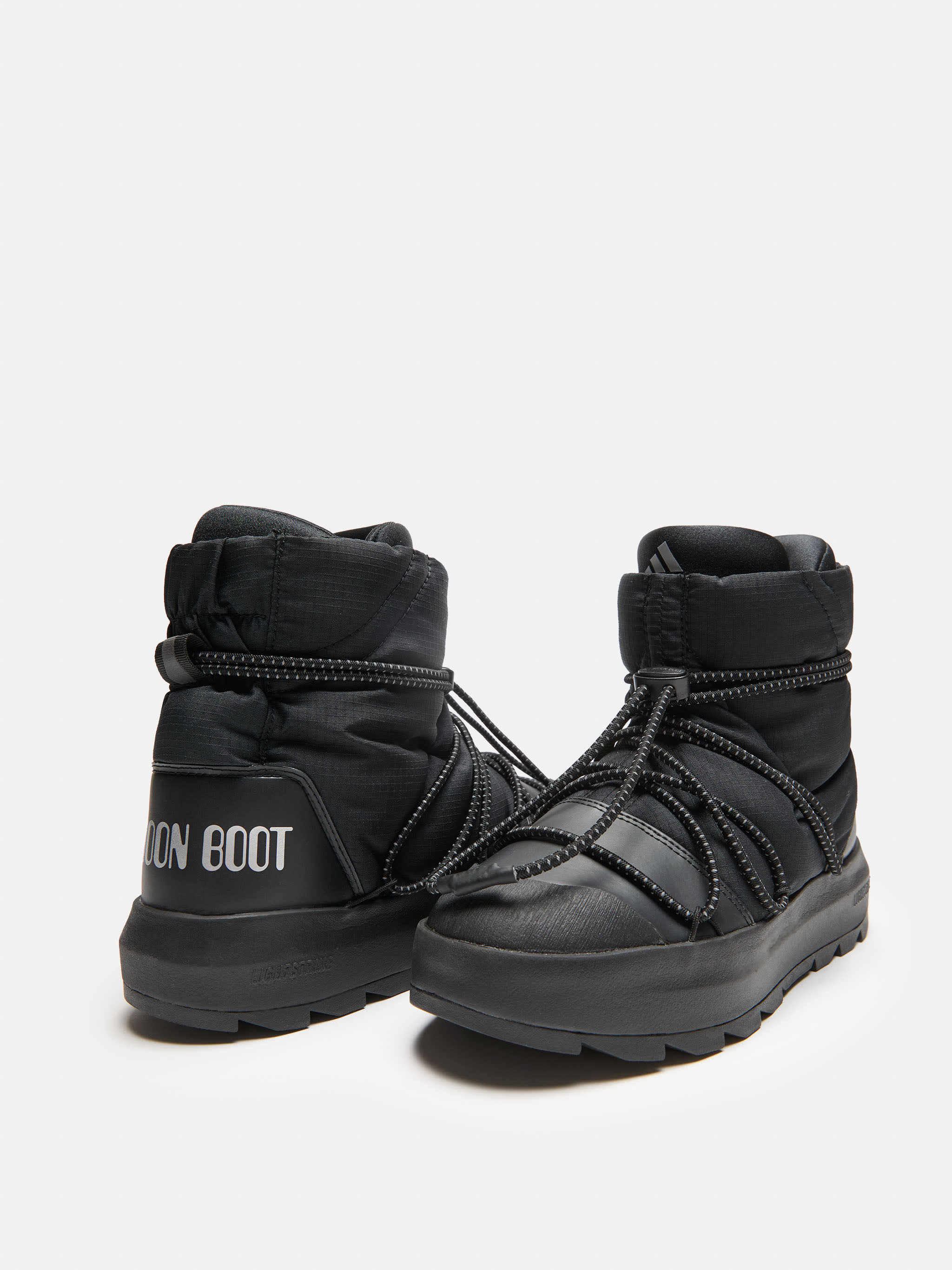 ADIDAS X MOON BOOT BLACK ACE MID-TOP SNEAKERS image number 2