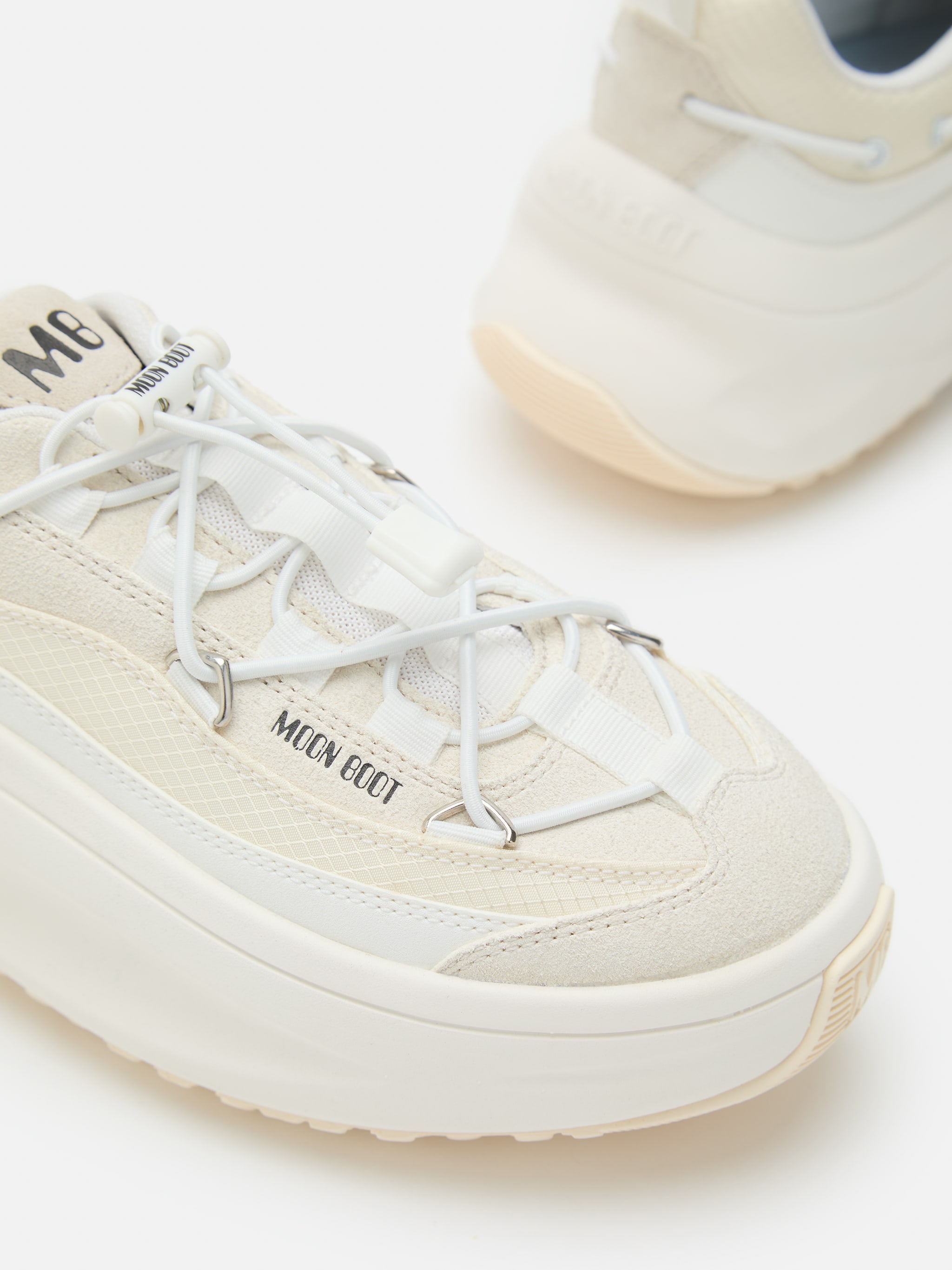 MOON247 XLACE WHITE SNEAKERS image number 3