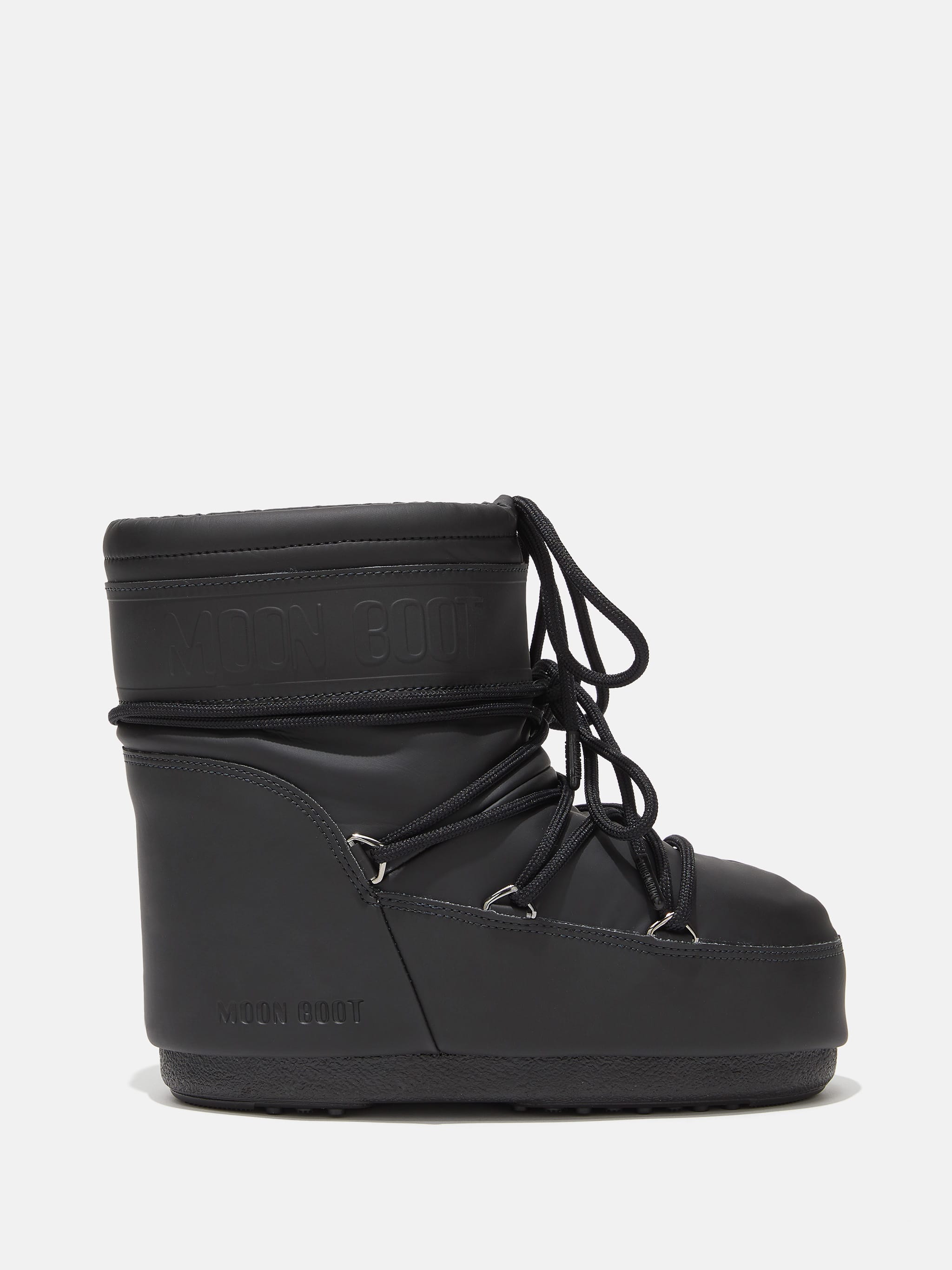 新品 MOON BOOT ムーンブーツ ICON LOW スノーブーツ ブラック ICON LOW BLACK RUBBER BOOTS | Moon Boot®