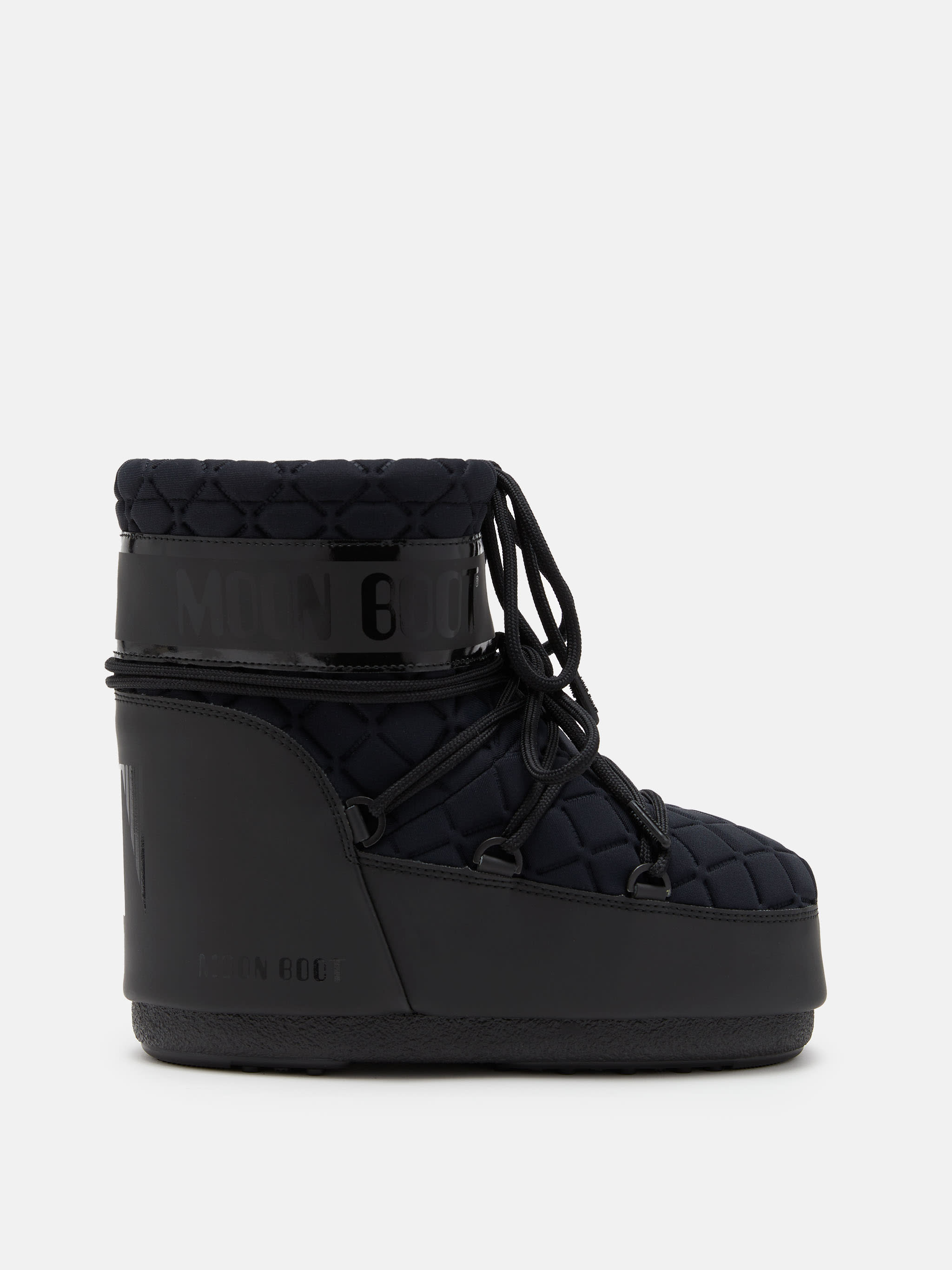 ICON LOW QUILT BLACK BOOTS image number 0