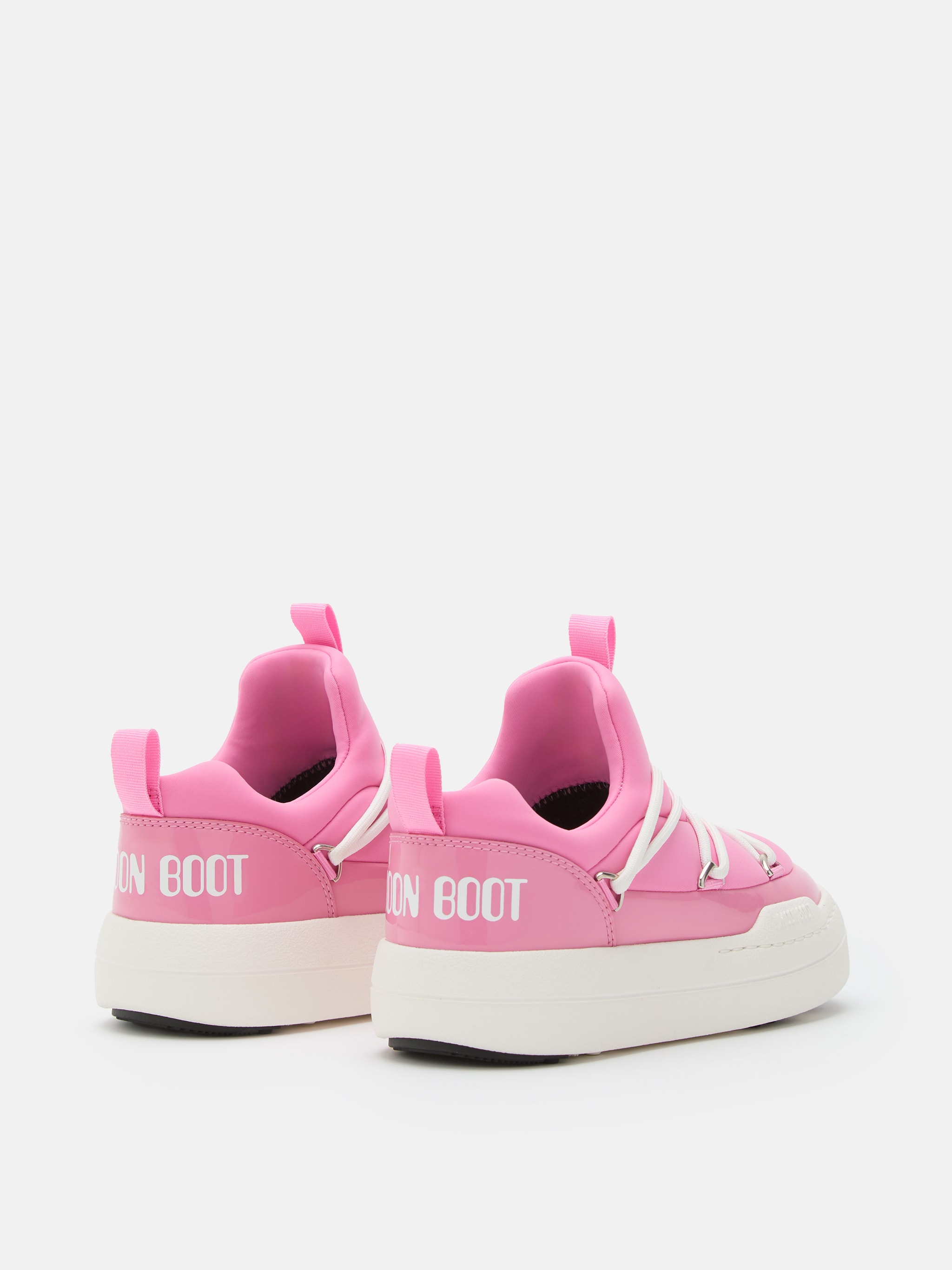 JUNIOR PARK PINK LOW LACE SNEAKERS image number 1