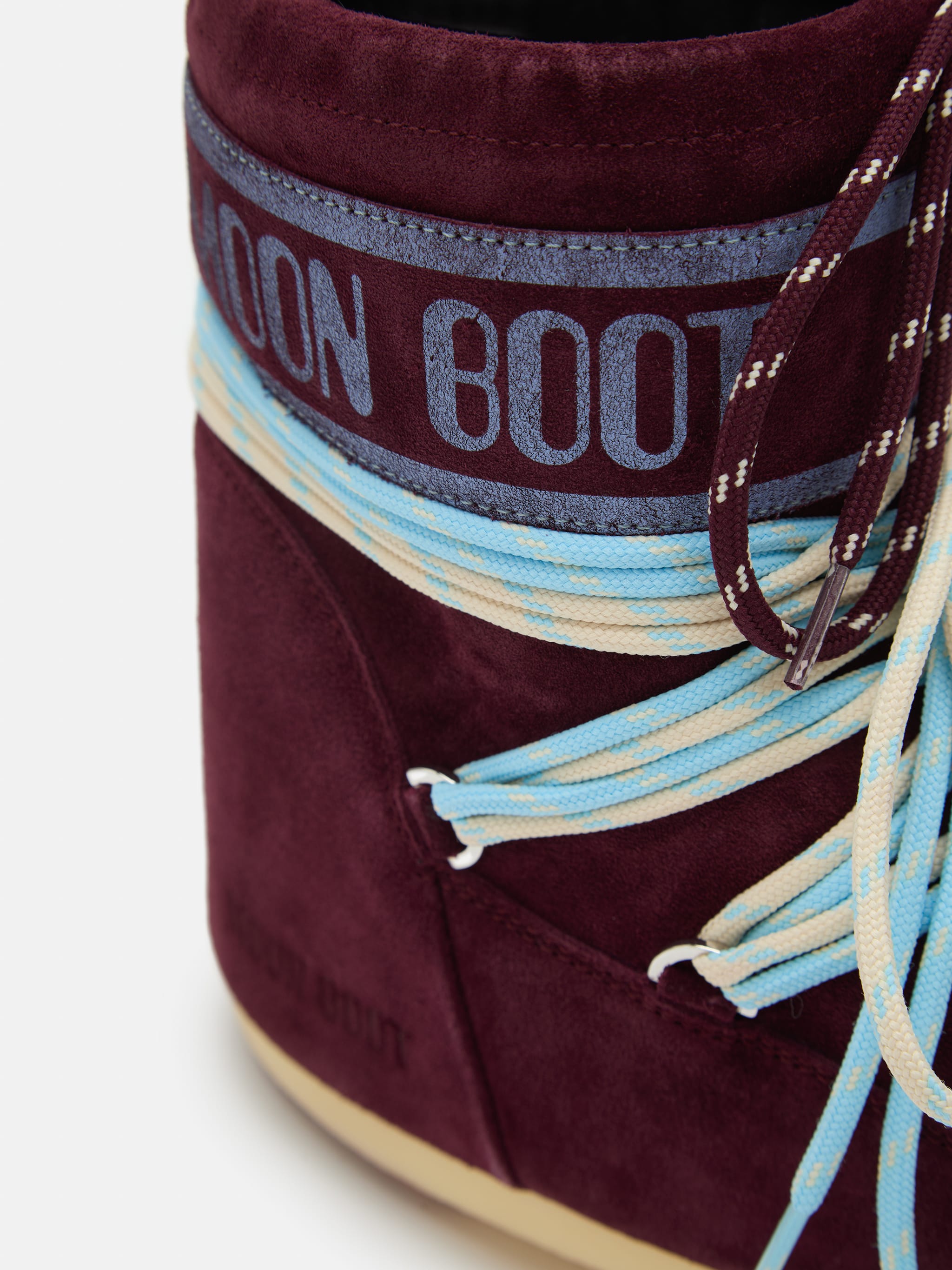 ICON LOW BURGUNDY SUEDE BOOTS image number 2