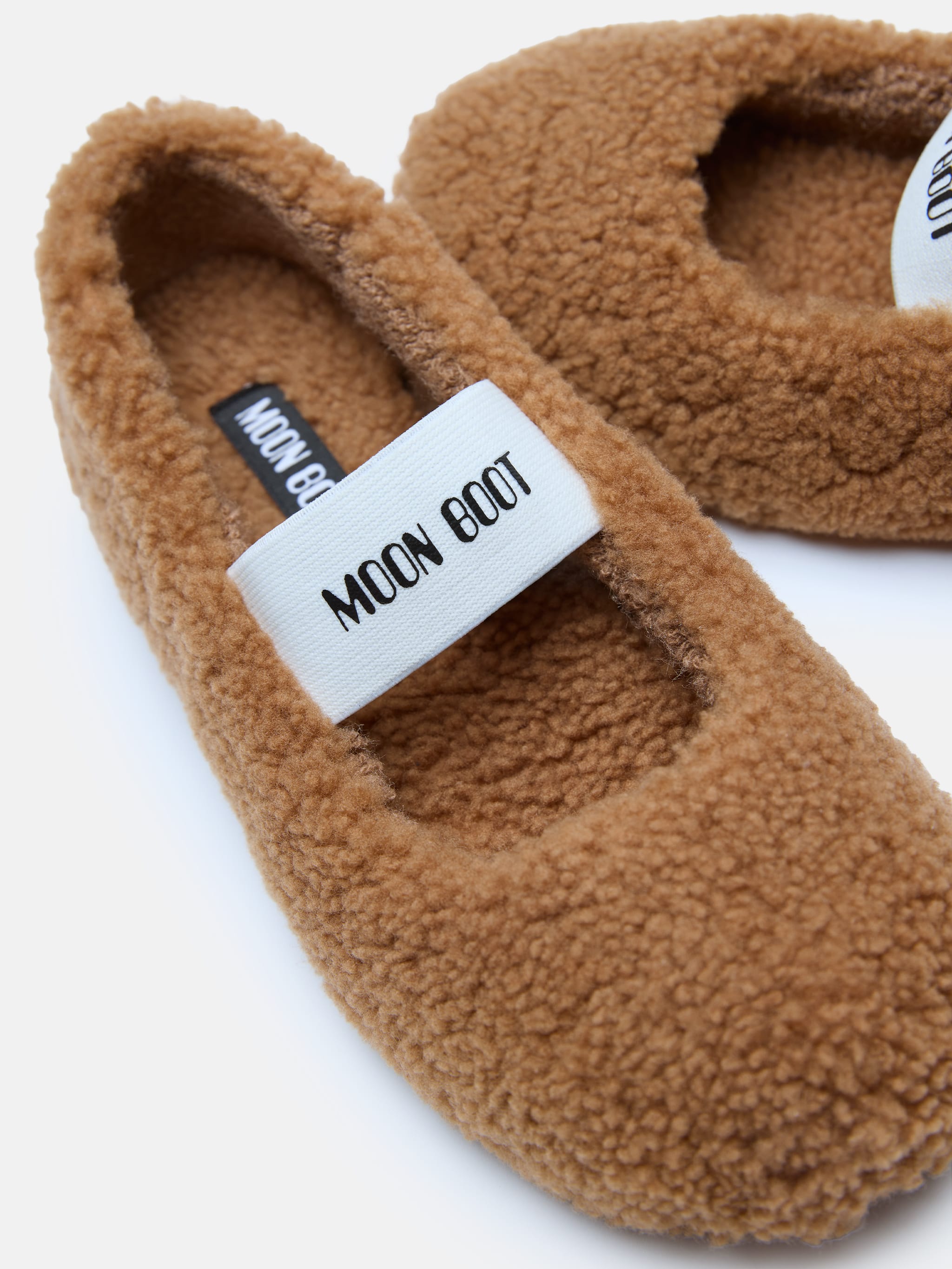 SHEARLING BROWN BALLERINAS image number 2