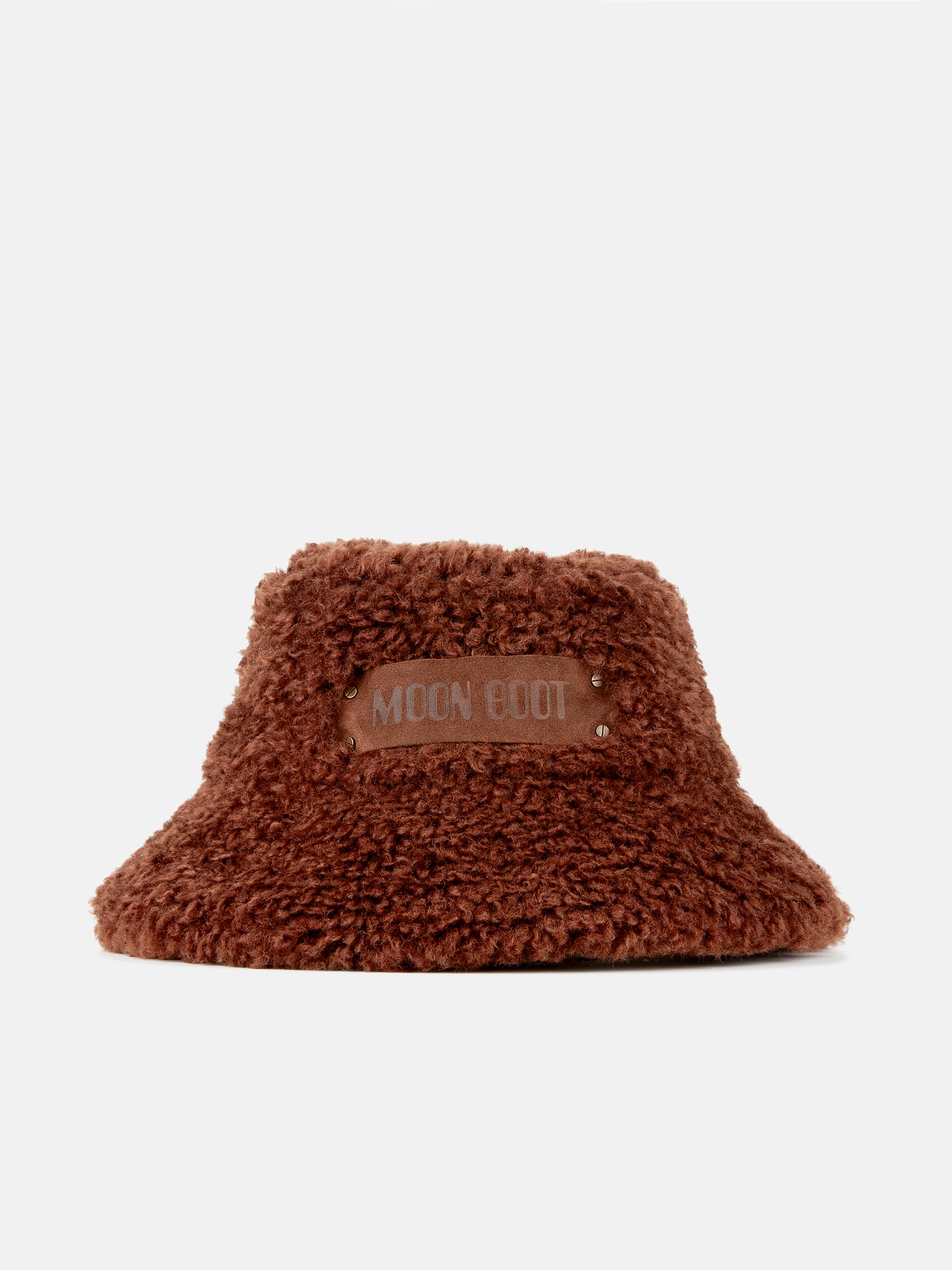 BROWN FURRY BUCKET HAT image number 1