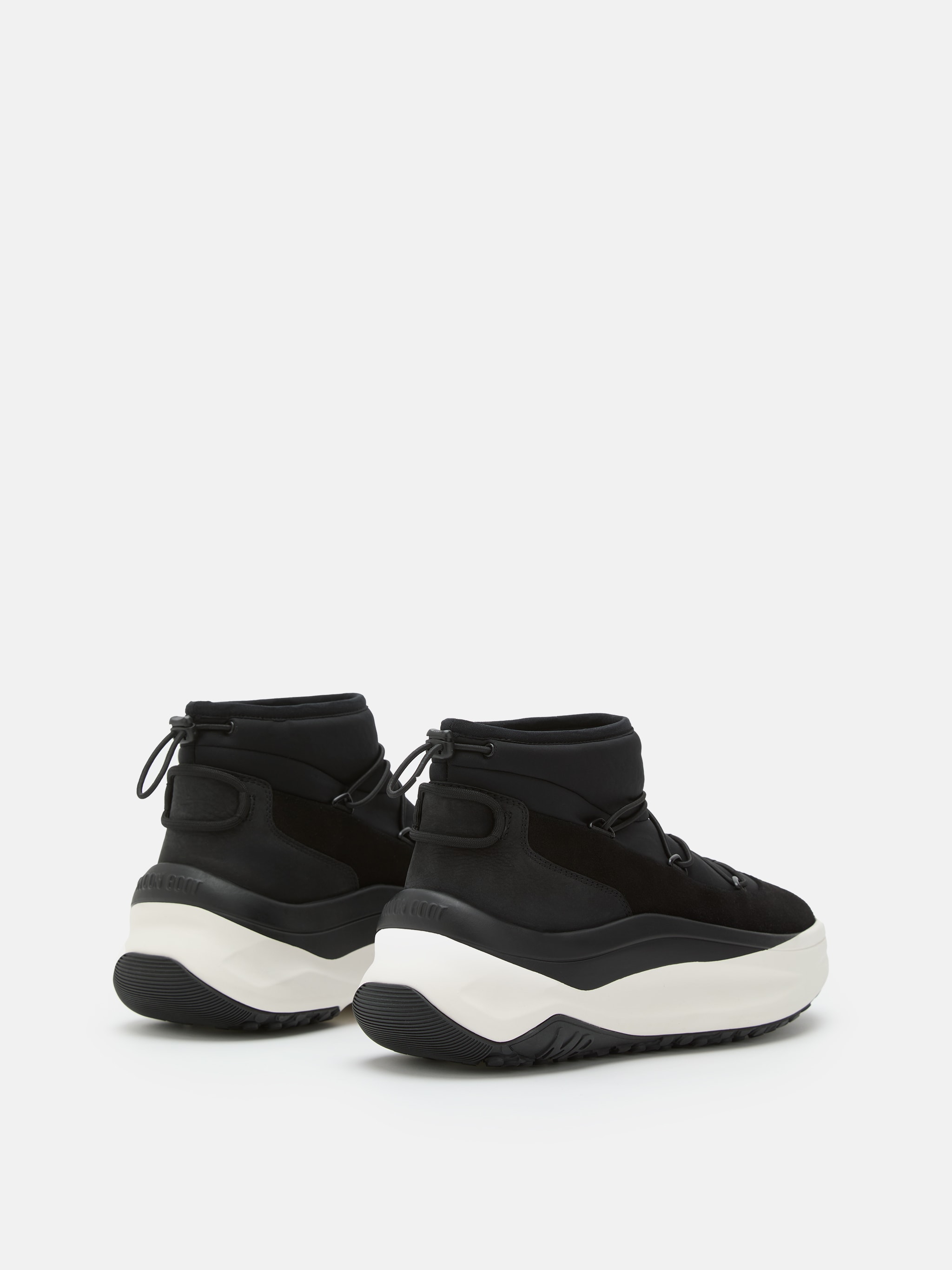 MOON247 BLACK SLIP-ON SNEAKERS image number 1
