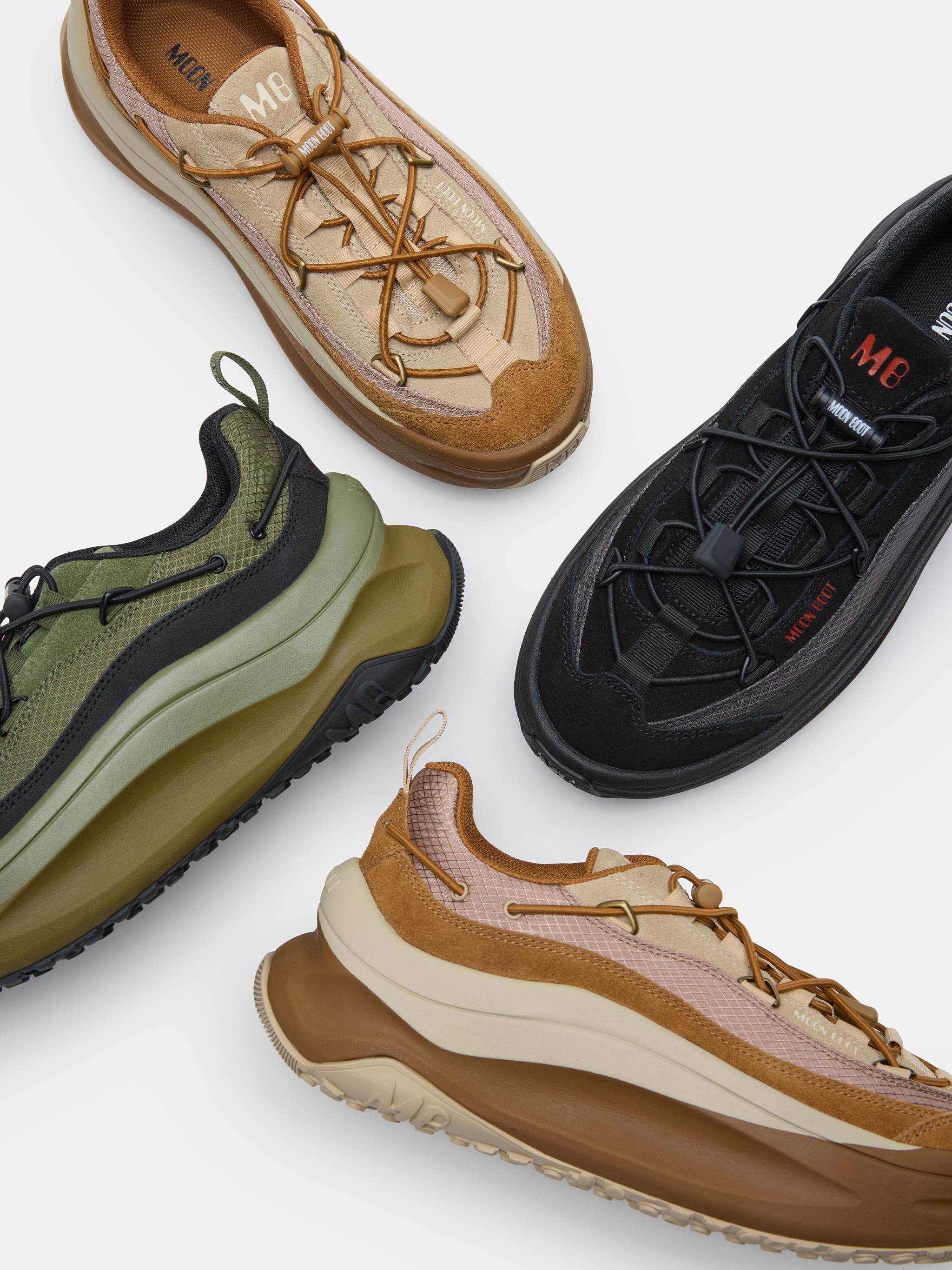 MOON247 XLACE BLACK SNEAKERS image number 4